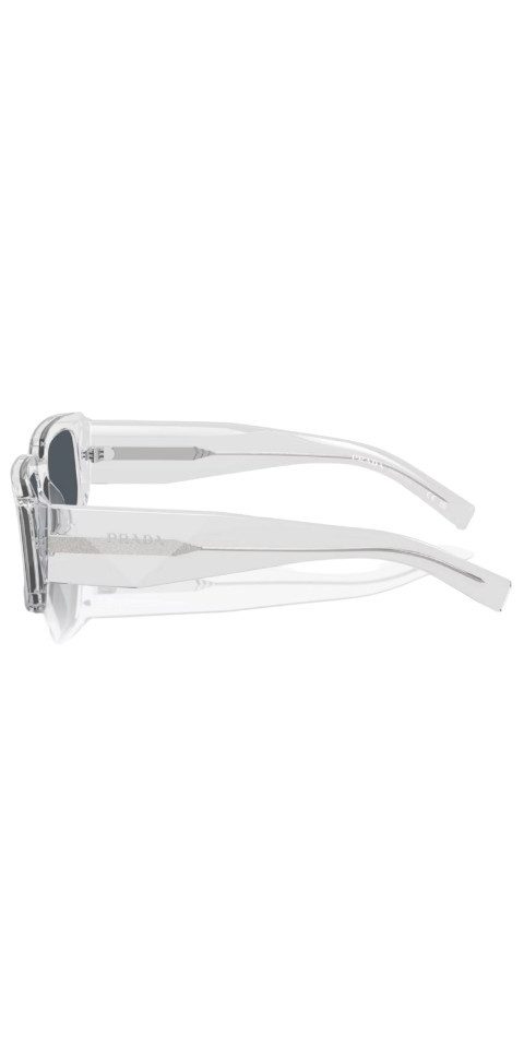 PRADA Sonnenbrille Prada PR 06YS Sonnenbrille Herren Acetat Grau Transparent Rechteckig