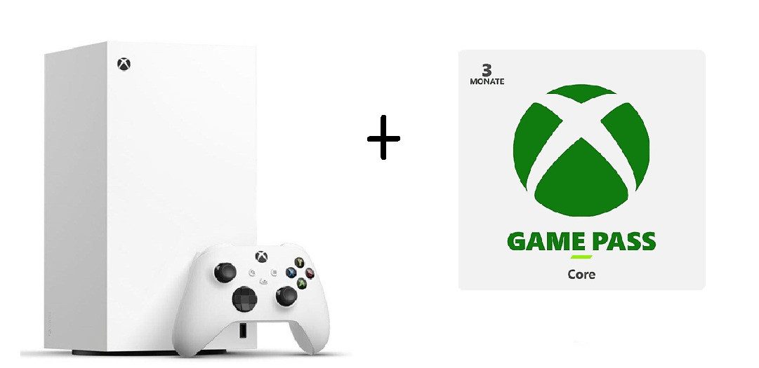 Microsoft Xbox Series X X 1TB Digital Edition Inkl. Xbox Game Pass Core 3 Monate