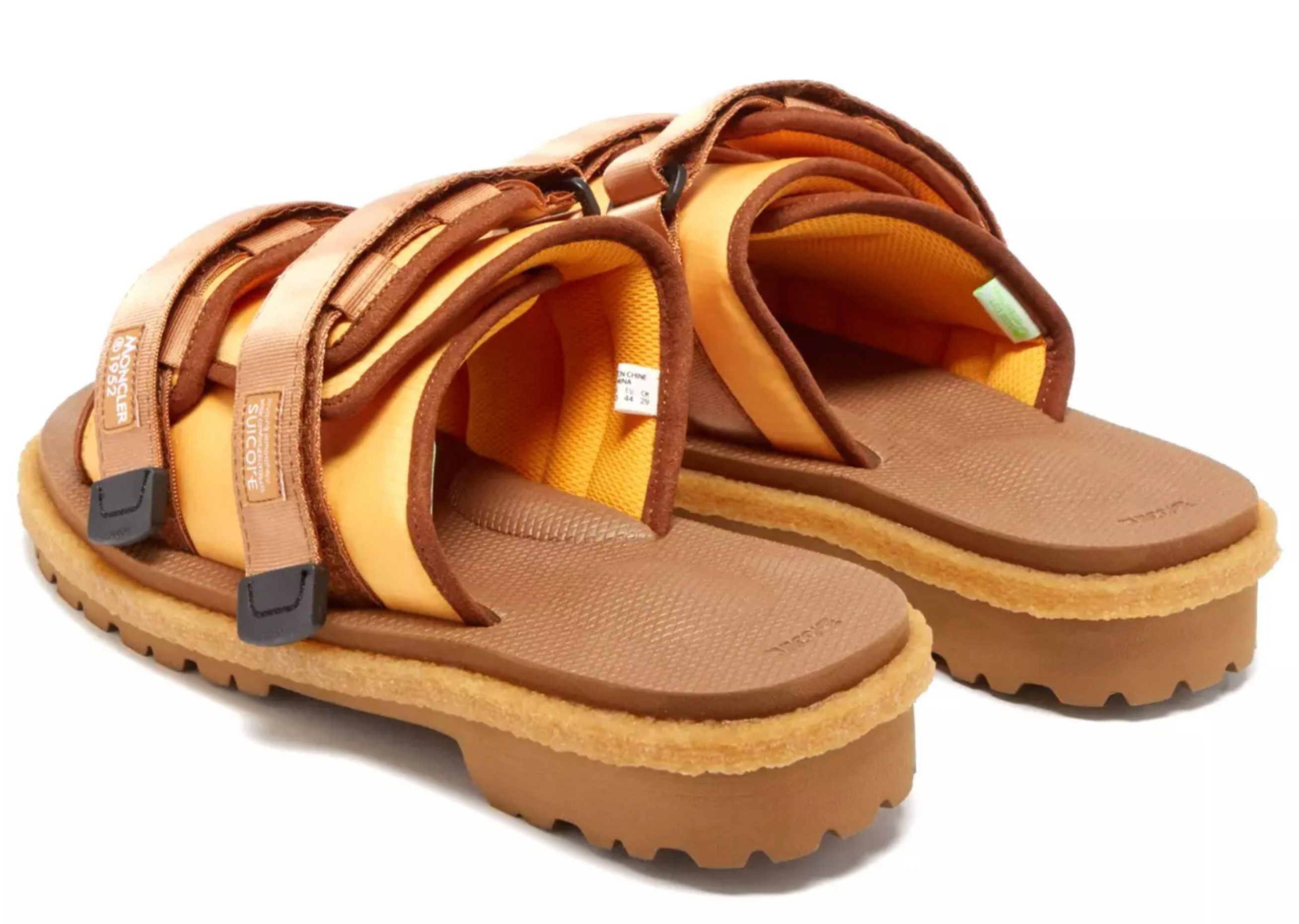 MONCLER X SUICOKE Moto Mountain Ripstop Vibram Sohle Schuhe Sandale Riemen mit VELCRO®-Verschluss, Vibram-Sohle für ideale Dämpfung