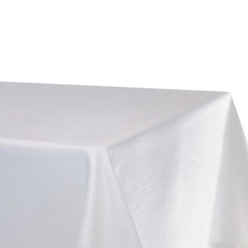 Haus und Deko Tischdecke Tischdecke 160x160 cm Leinenoptik wasserabweisend beschichtet Mittelde (1-tlg)