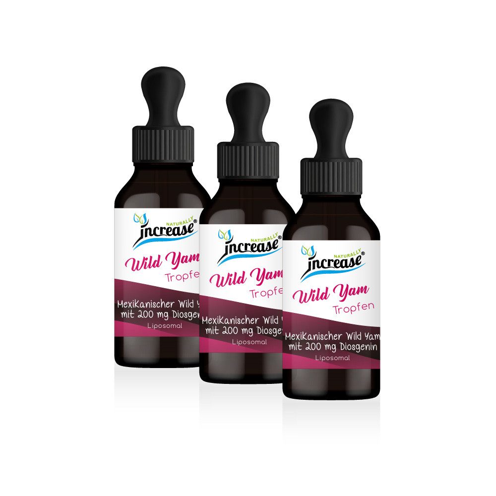 Nimm 3, zahl 2 Aktion Liposomales Wild Yam hochdosiert - 2000mg Tropfen