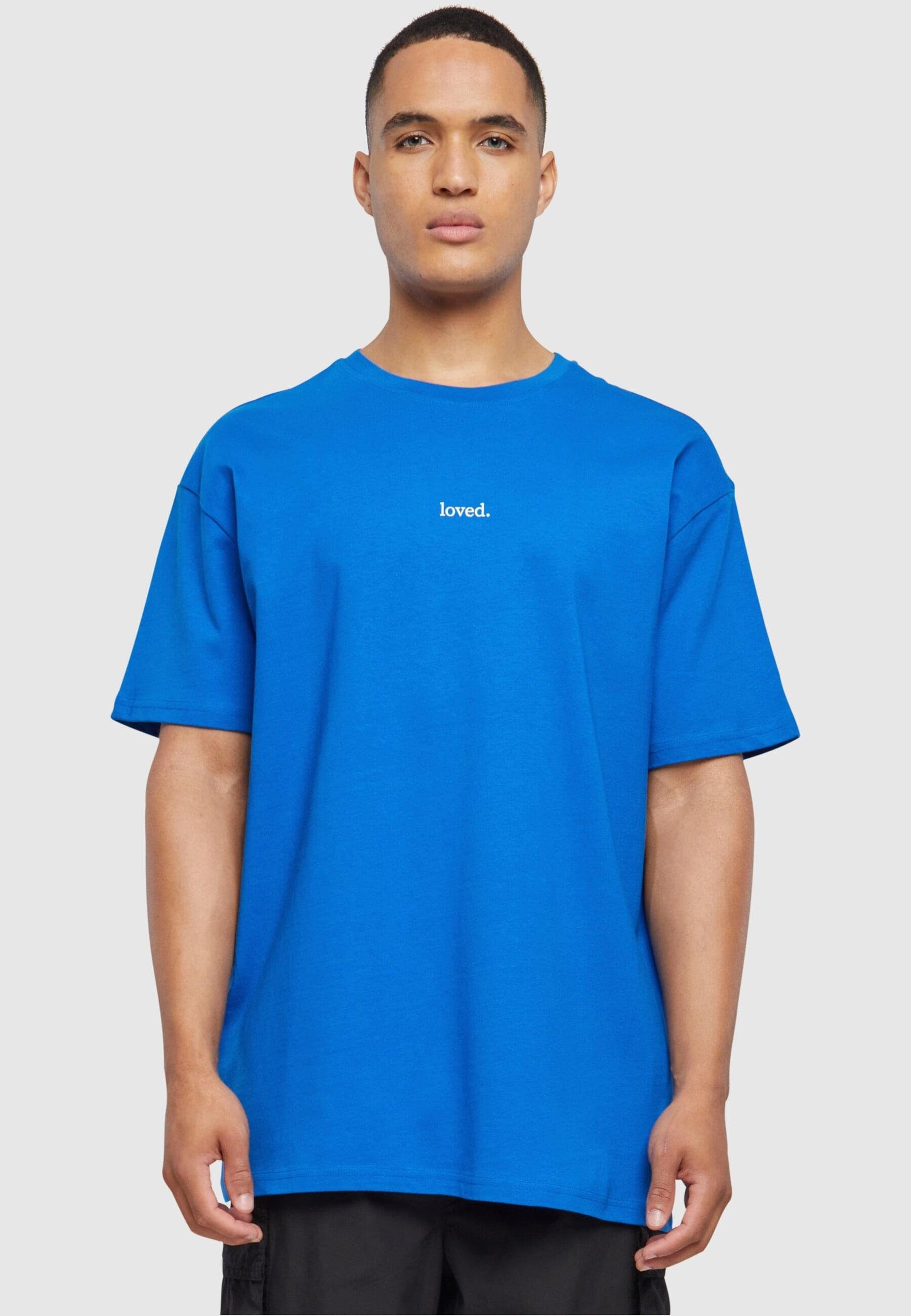 Merchcode T-Shirt Herren Love Heavy Oversized Tee (1-tlg) cobaltblue