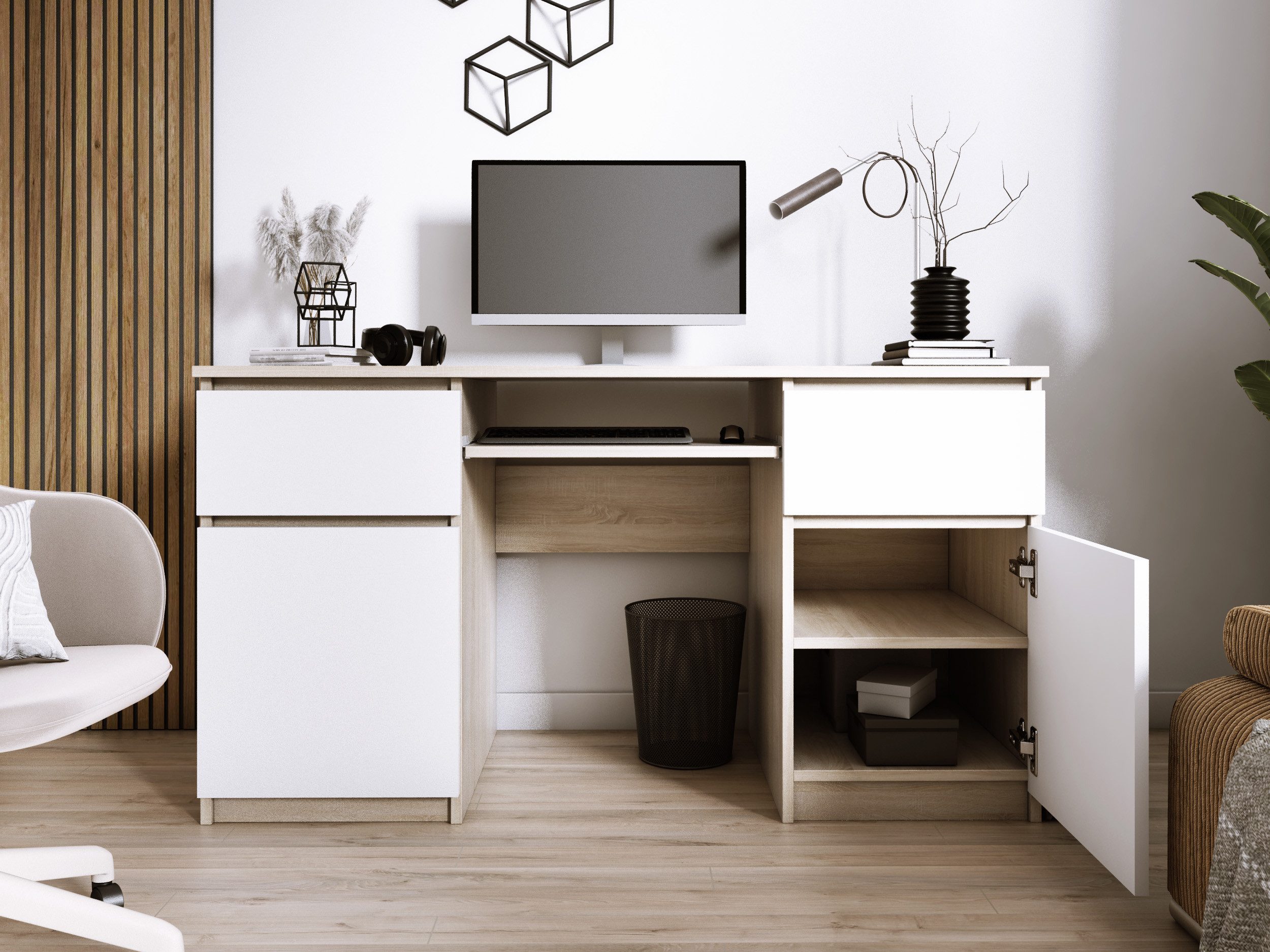 Faizee Möbel Schreibtisch ZOE 135 cm günstig online kaufen