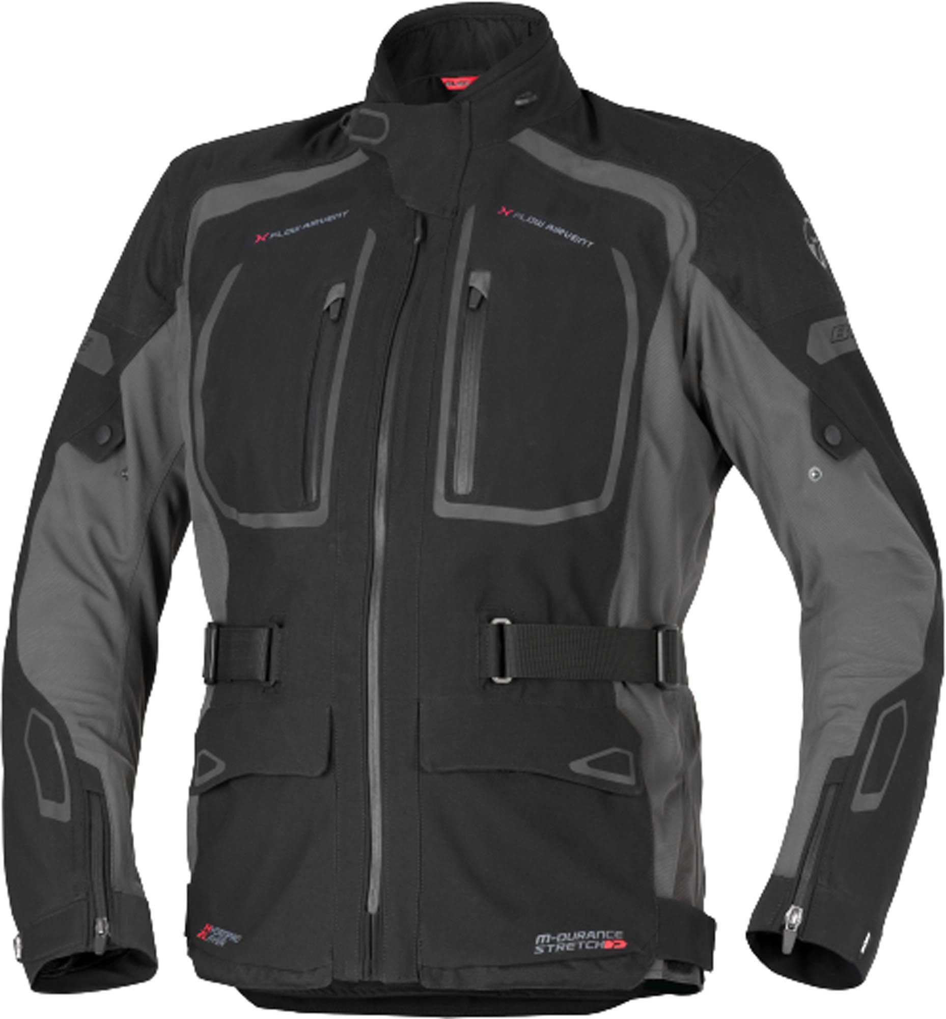 Büse Motorradjacke Riva Lite Damen Motorrad Textiljacke Verbindungsreißverschluss,Ellenbogenprotektoren enthalten,Schulte