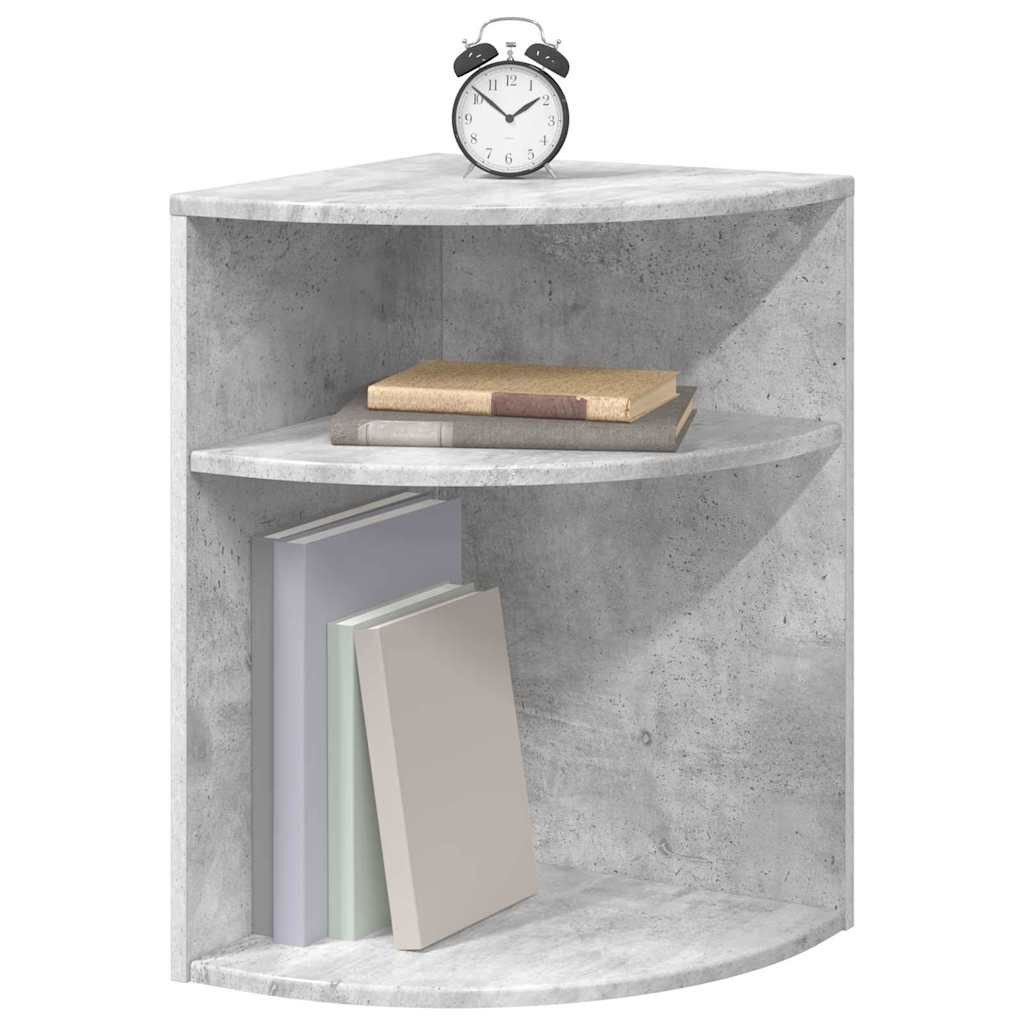 vidaXL Beistelltisch Beistelltisch Beton Grau 39,7 x 39,7 x 60 cm Holzwerkstoff (1-St)