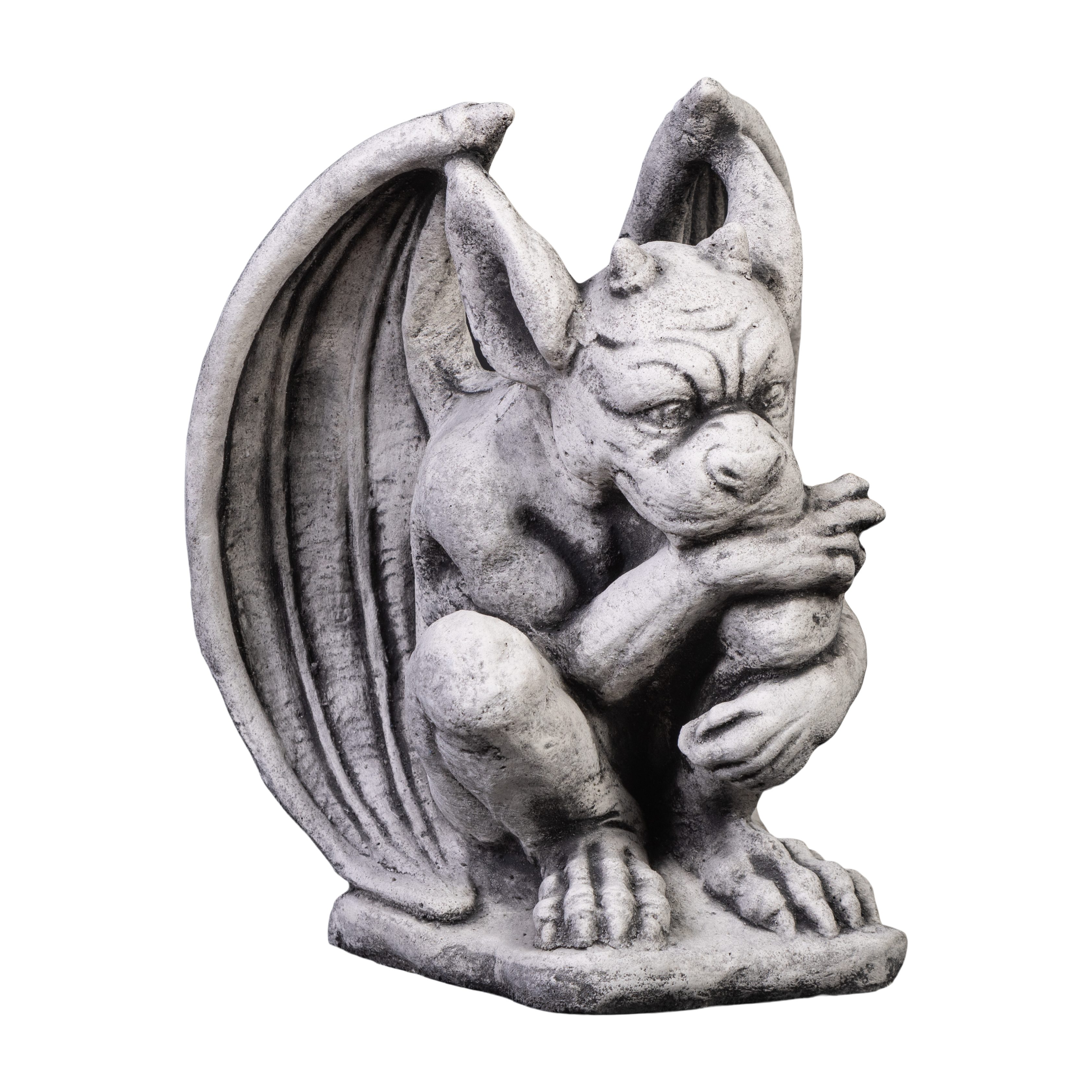 gartendekoparadies.de Gartenfigur Gargoyle der Nachdenklich, Steinfigur, günstig online kaufen