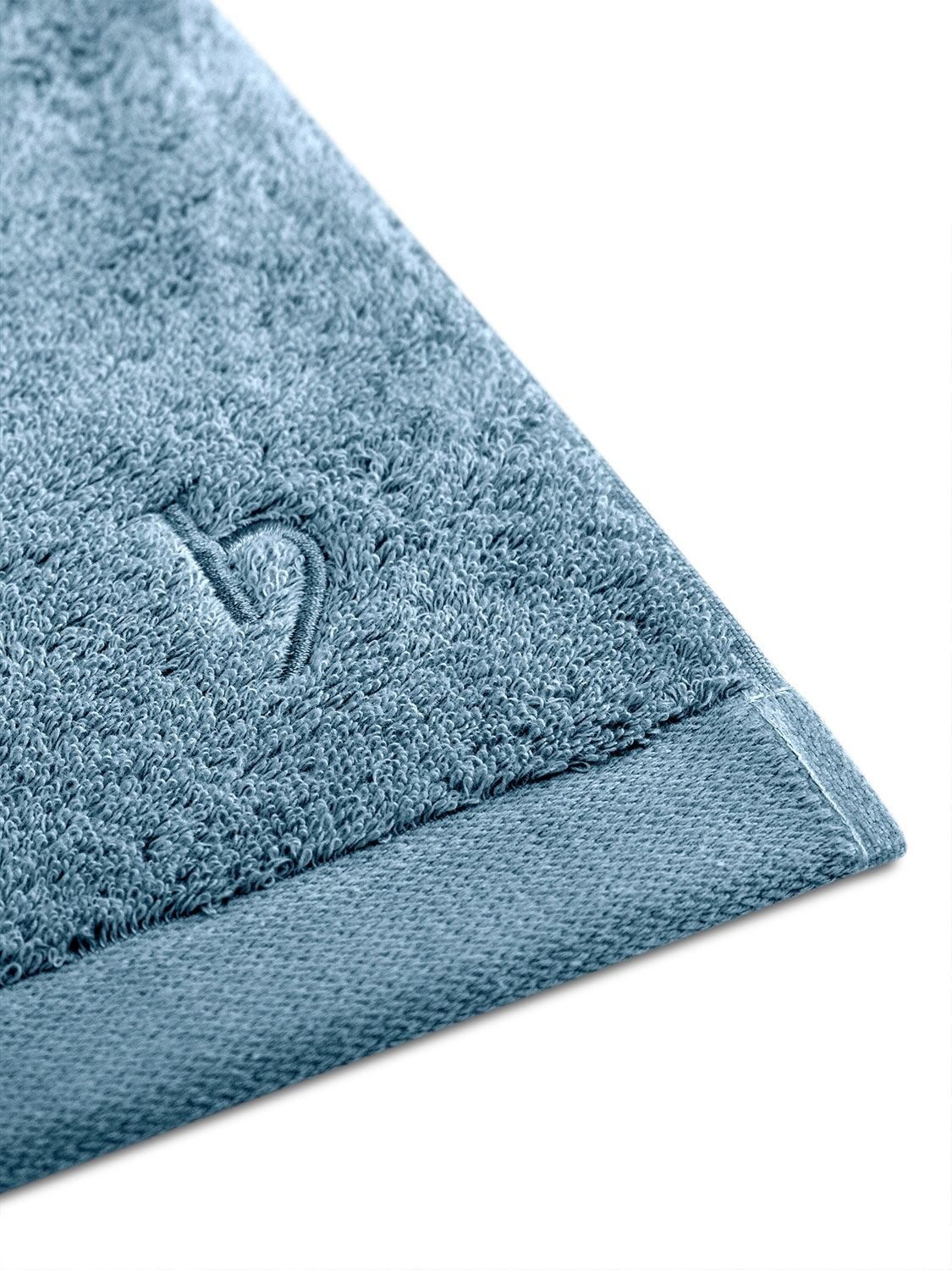 Herzbach Home Gästehandtücher Pura 30x50 cm, (3-St), 550g/m², Premium-Quali günstig online kaufen