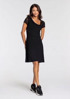 Melrose Jerseykleid mit Spitzeneinsatz - NEUE KOLLEKTION