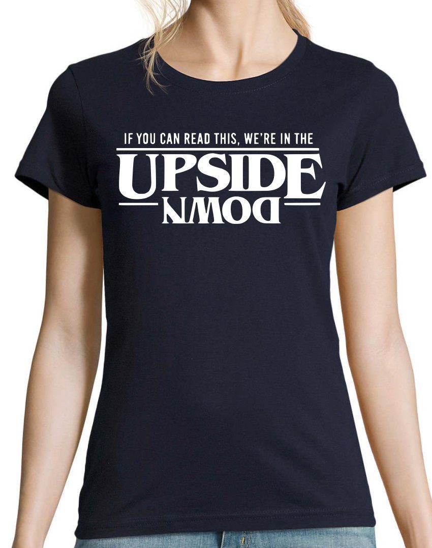 Youth Designz Print-Shirt Upside Down Damen T-Shirt Stranger Fun-Look mit l günstig online kaufen