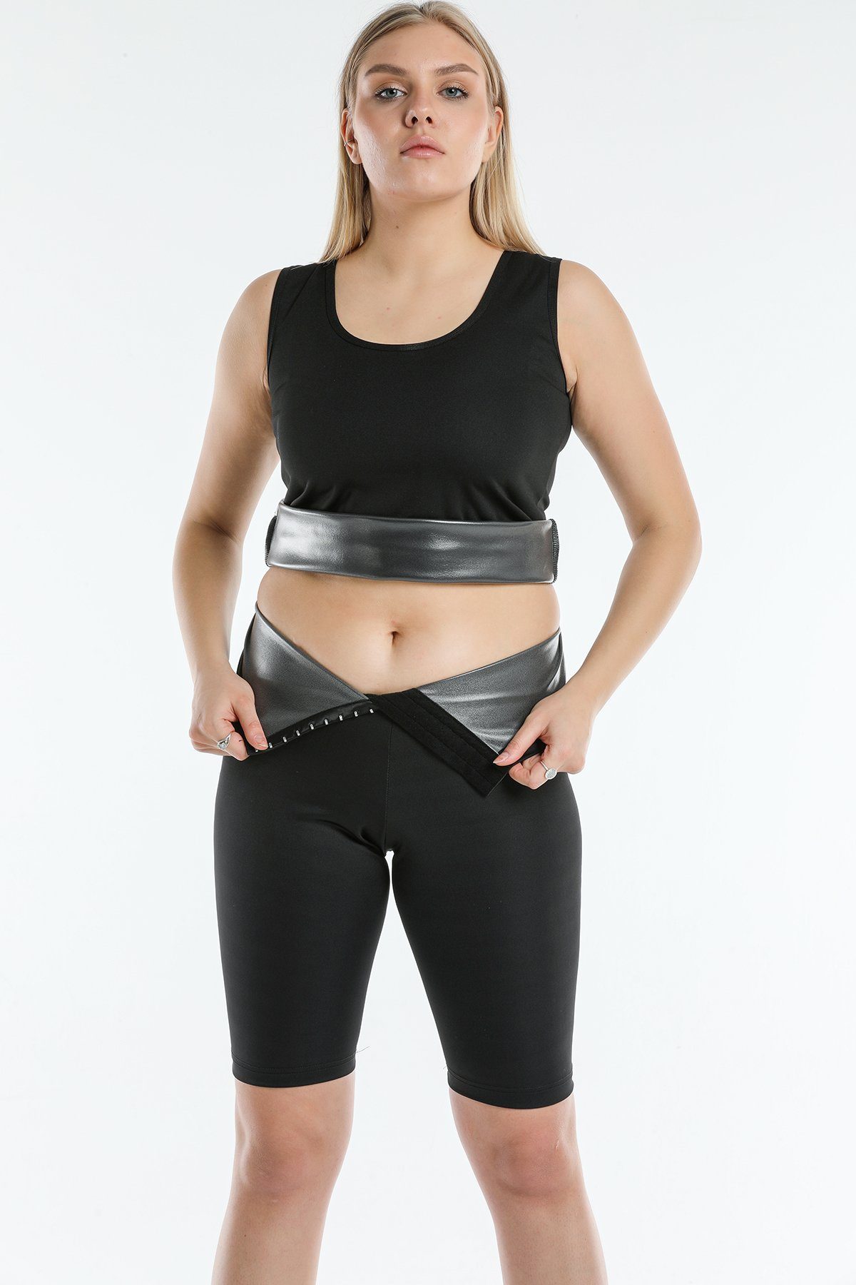 herémood Thermoleggings Schwitzhose Saunahose Fitnesshose Thermolegging Jog günstig online kaufen