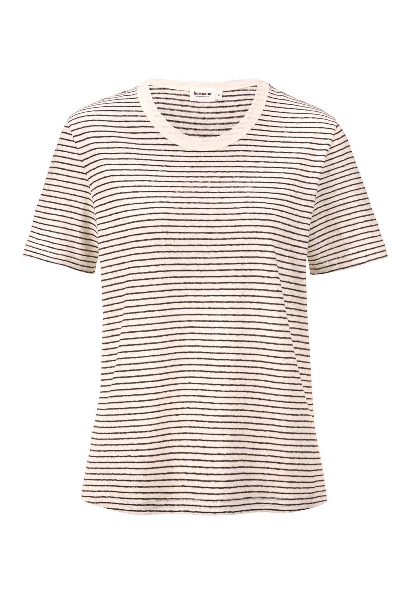 T-Shirt aus Leinen mit reiner Bio-Baumwolle