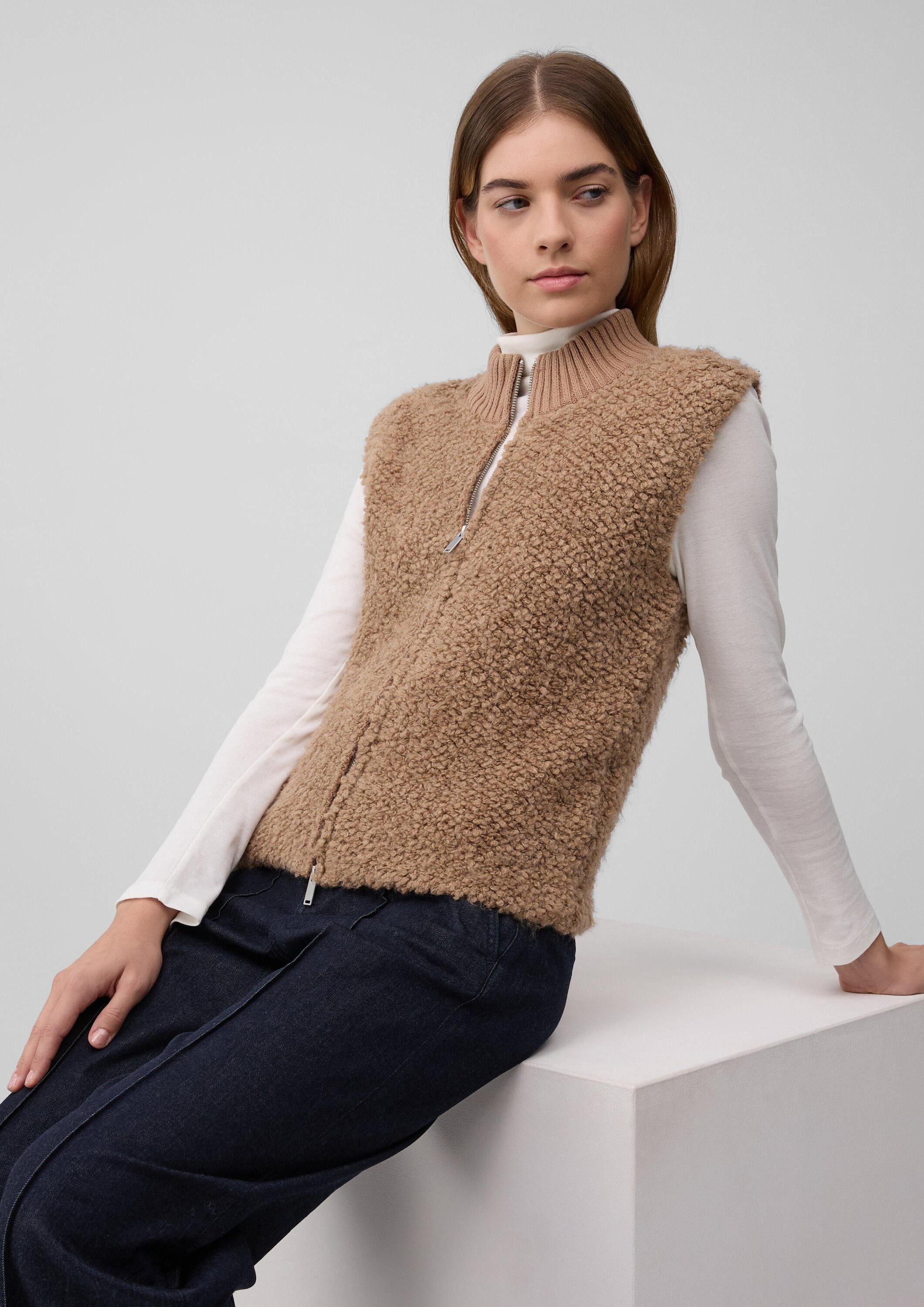 s.Oliver Funktionsweste Strickjacke (1-tlg) günstig online kaufen