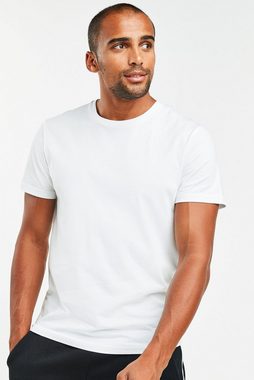 Next Unterhemd Weiße T-Shirts im Regular-Fit, 5er-Pack (5-St)