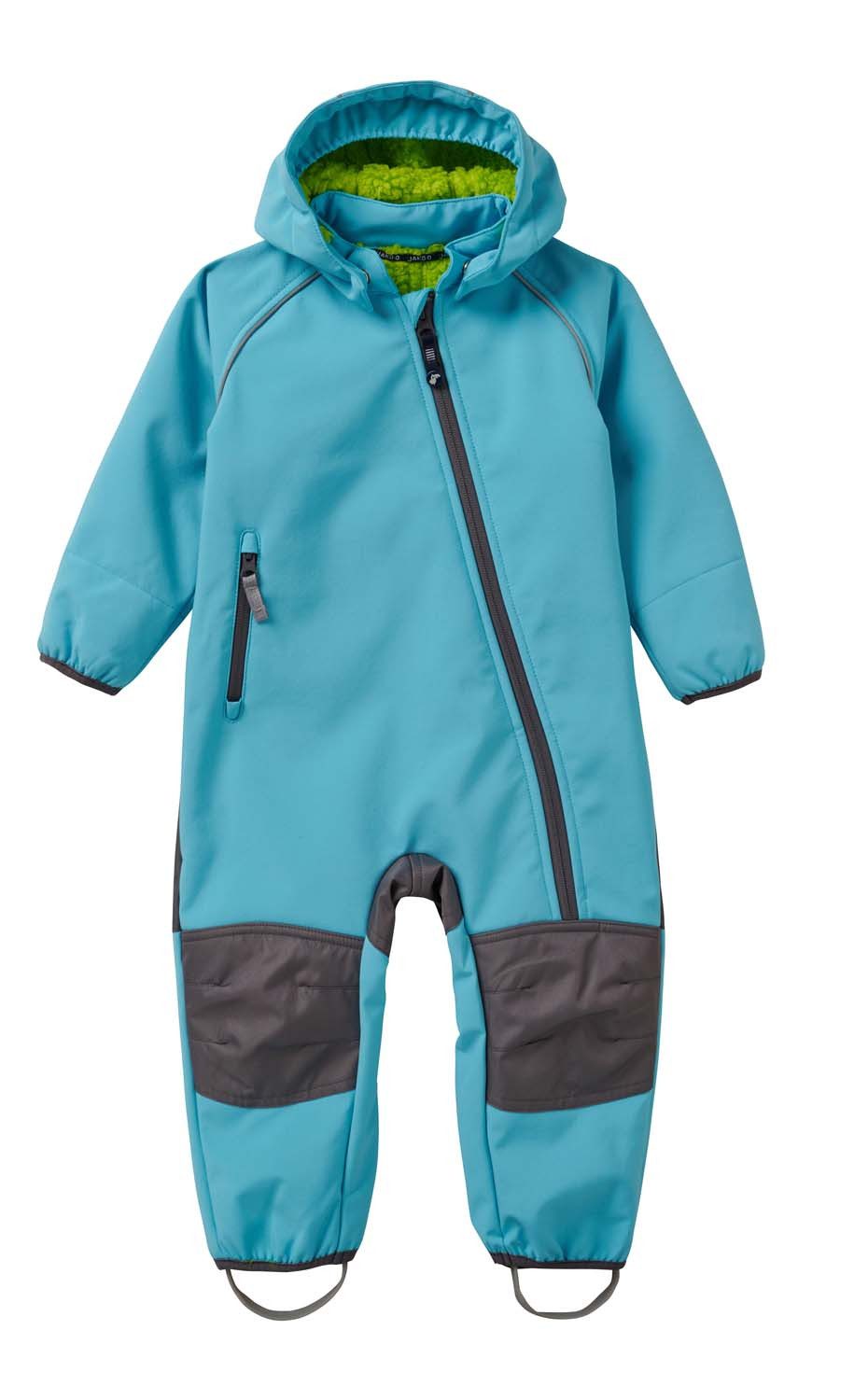 JAKO-O Softshelloverall JAKO-O Softshell Overall Baby Kinder, helltürkis