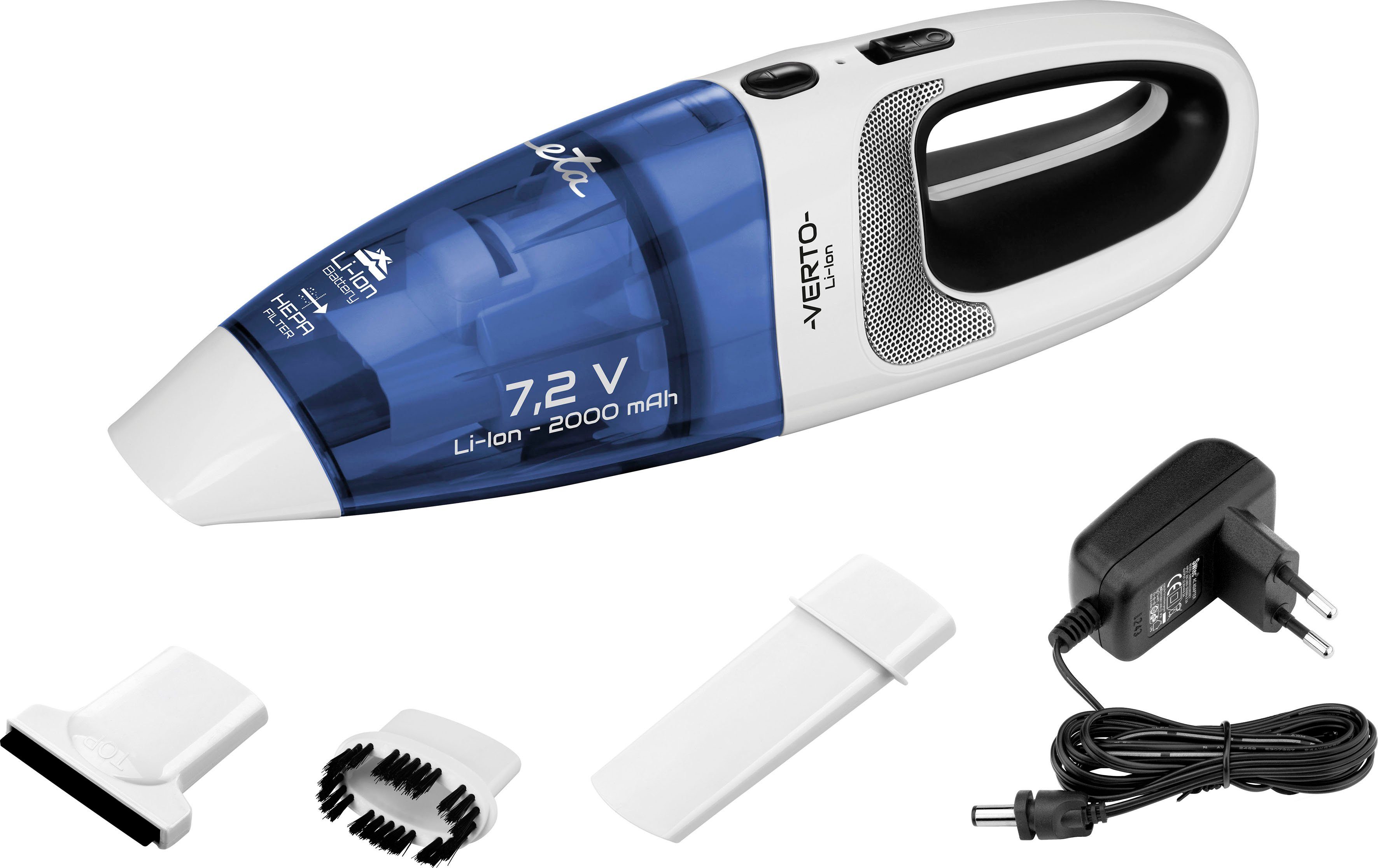 eta Akku-Handstaubsauger VERTO ETA144290000, beutellos, Trocken- und Nasssaugen