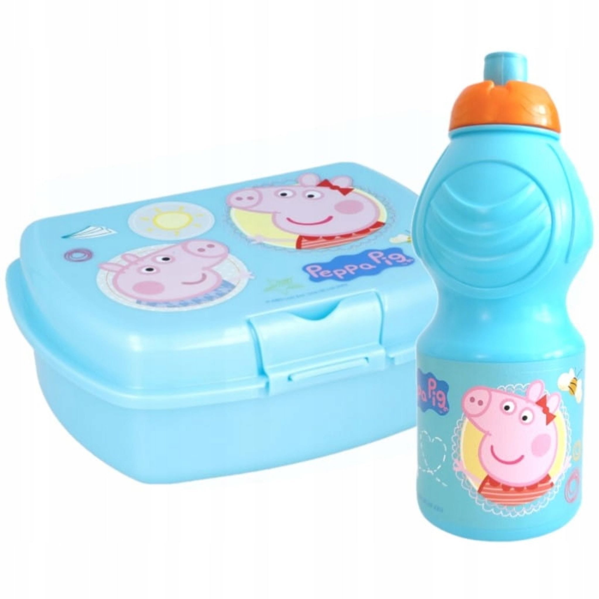 Lunchbox Peppa Pig Lunchbox und Trinkflasche, BPA-frei, für Kinder