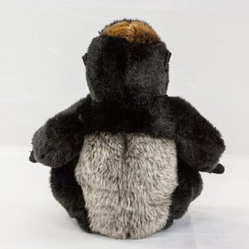 Teddys Rothenburg Kuscheltier Gorilla 23 cm sitzend schwarz/braun/grau Plüschaffe