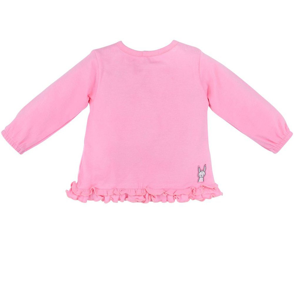 Baby 93631, Rosa "Mommy BONDI Langarmshirt Shirt love" Newborn Rüschen mit Pullover