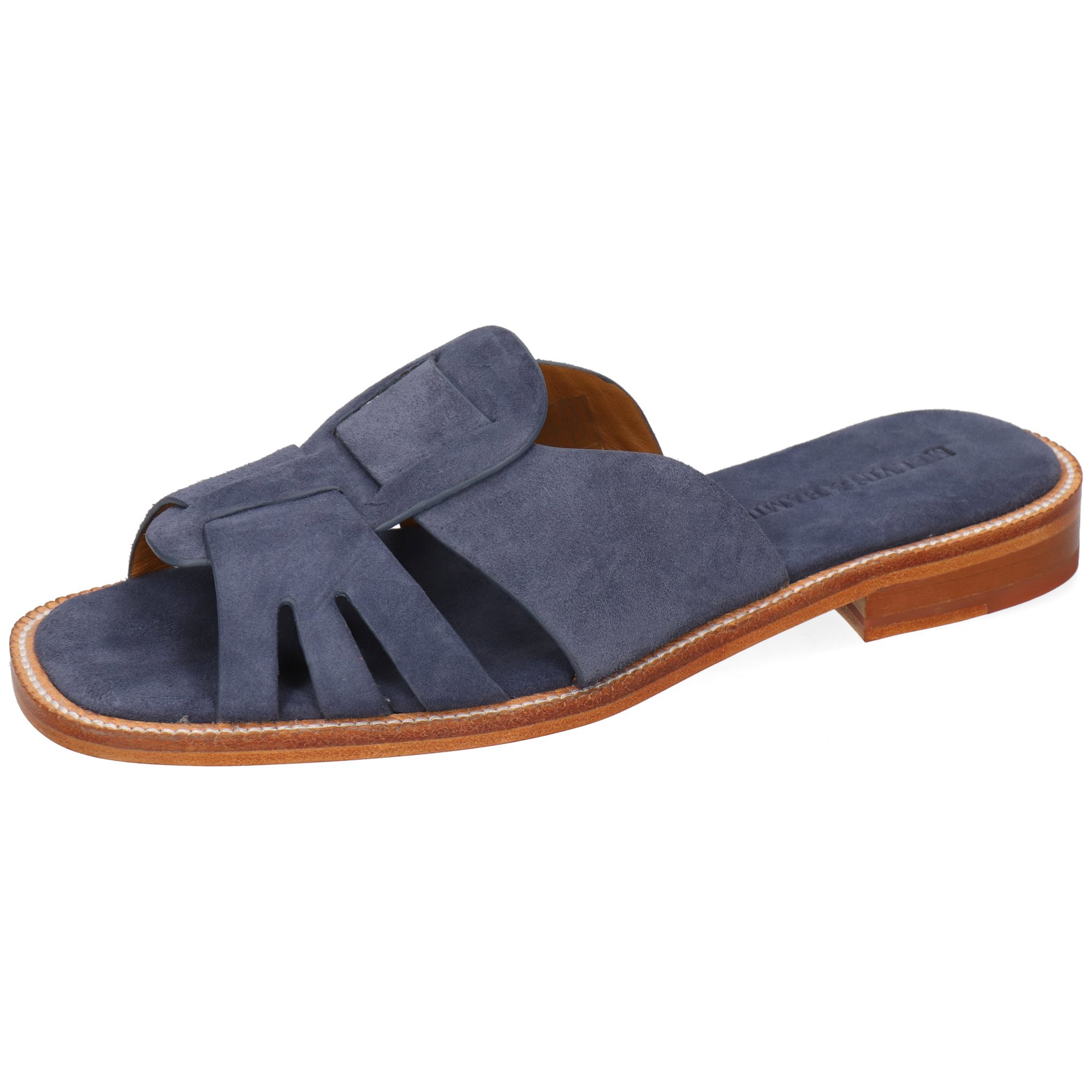 Melvin & Hamilton Everly 4 Leder-Pantoletten für Damen Pantolette Flache Absätze, Echtes Leder