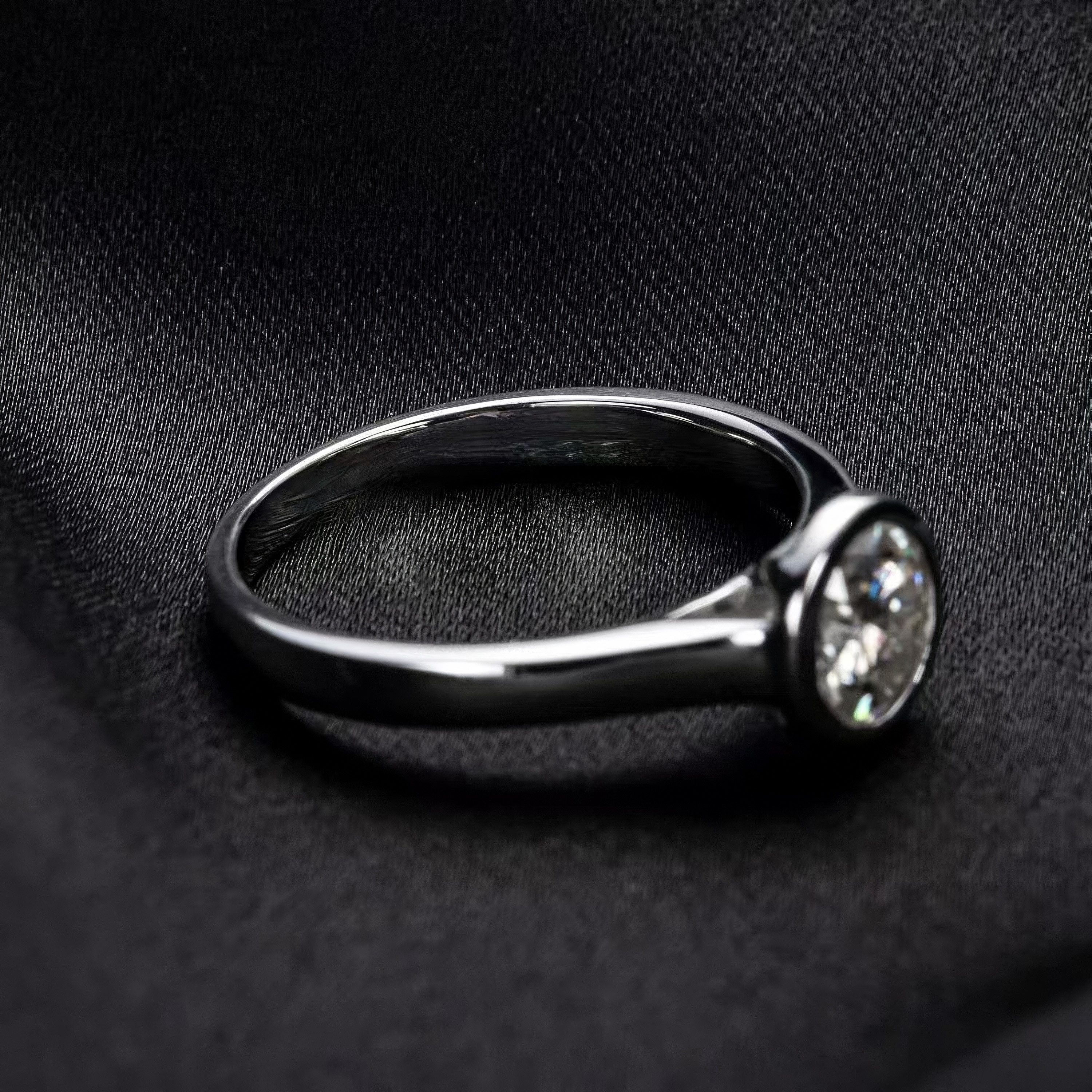 Jumpeak Diamantring 585 reines Gold Ring, 1CT Diamant Ring, Manifest Ring, günstig online kaufen