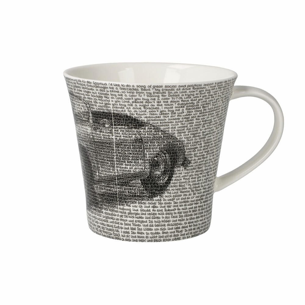 Goebel Becher Saxa - Porsche 356 Black, Fine Bone China