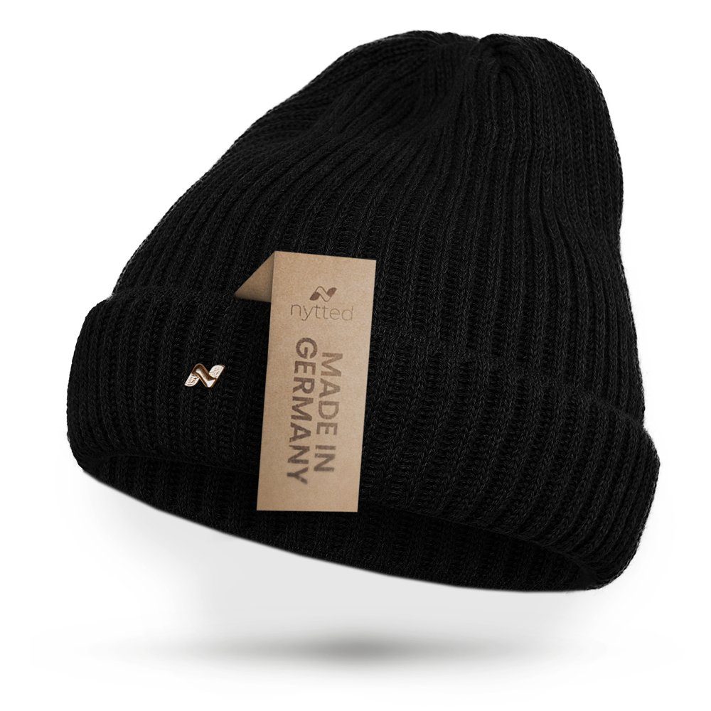 Strickmütze - 100% Merino-Wolle - Made in Germany - Wintermütze für Herren & Damen