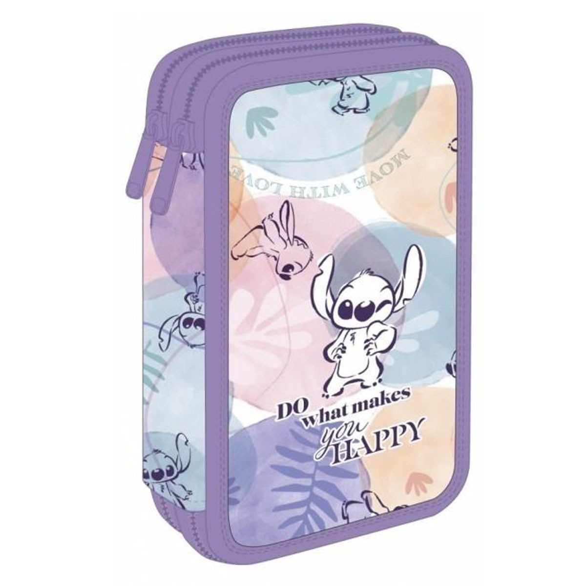 CoolPack Federmäppchen COOLPACK Etui Mäppchen JUMPER 2 Disney Fashion STITCH 35tlg (gefüllt)