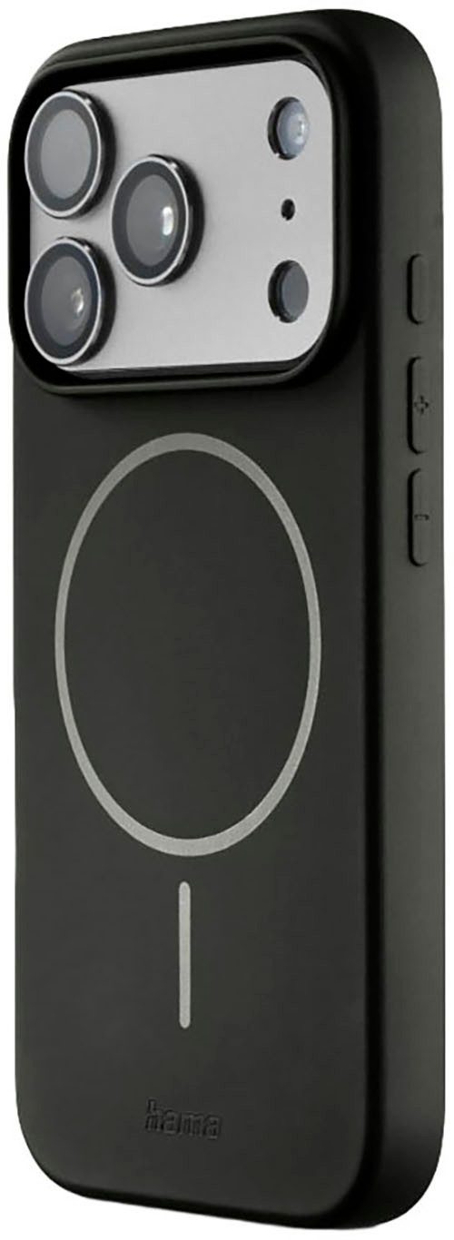 Hama Smartphone-Hülle Handyhülle für Apple iPhone 17 Pro Max 18 Pro Max mit Magnetring, Magnetisch, Kratzschutz, bezogene Seitentasten, präzise Aussparung – Bild 2 von 5