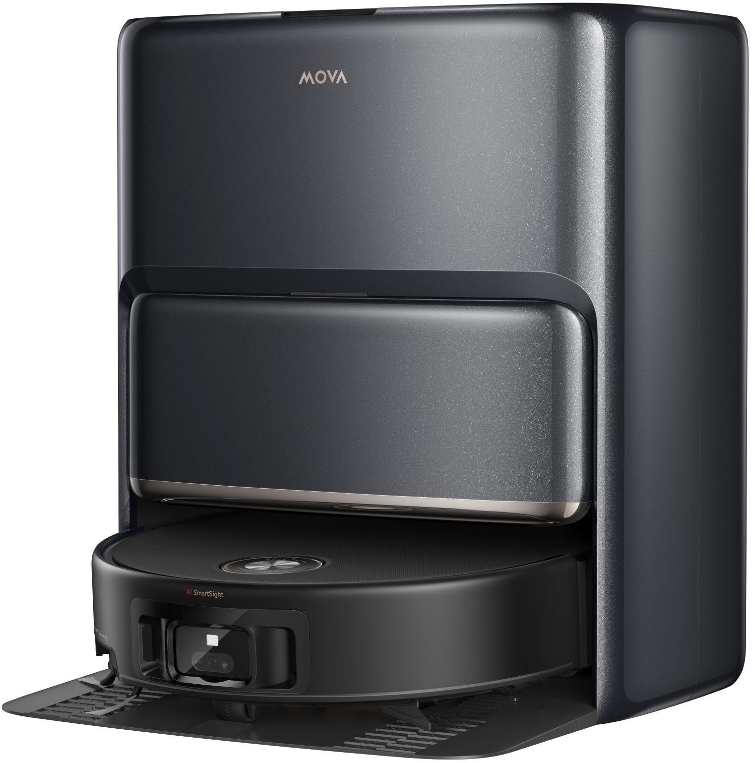 Mova Вакуумный робот mit Wischfunktion Z60 Ultra Roller Complete, 700 W, mit Beutel, Warmwasser-Wischsystem, Rollenmopp, überwindet Hindernisse, 28.000 Pa