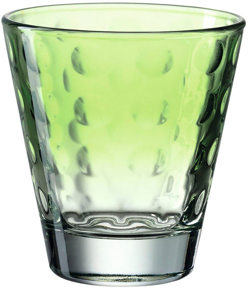 LEONARDO Gläser-Set OPTIC, 6-tlg., Glas, 215 ml, 6-teilig