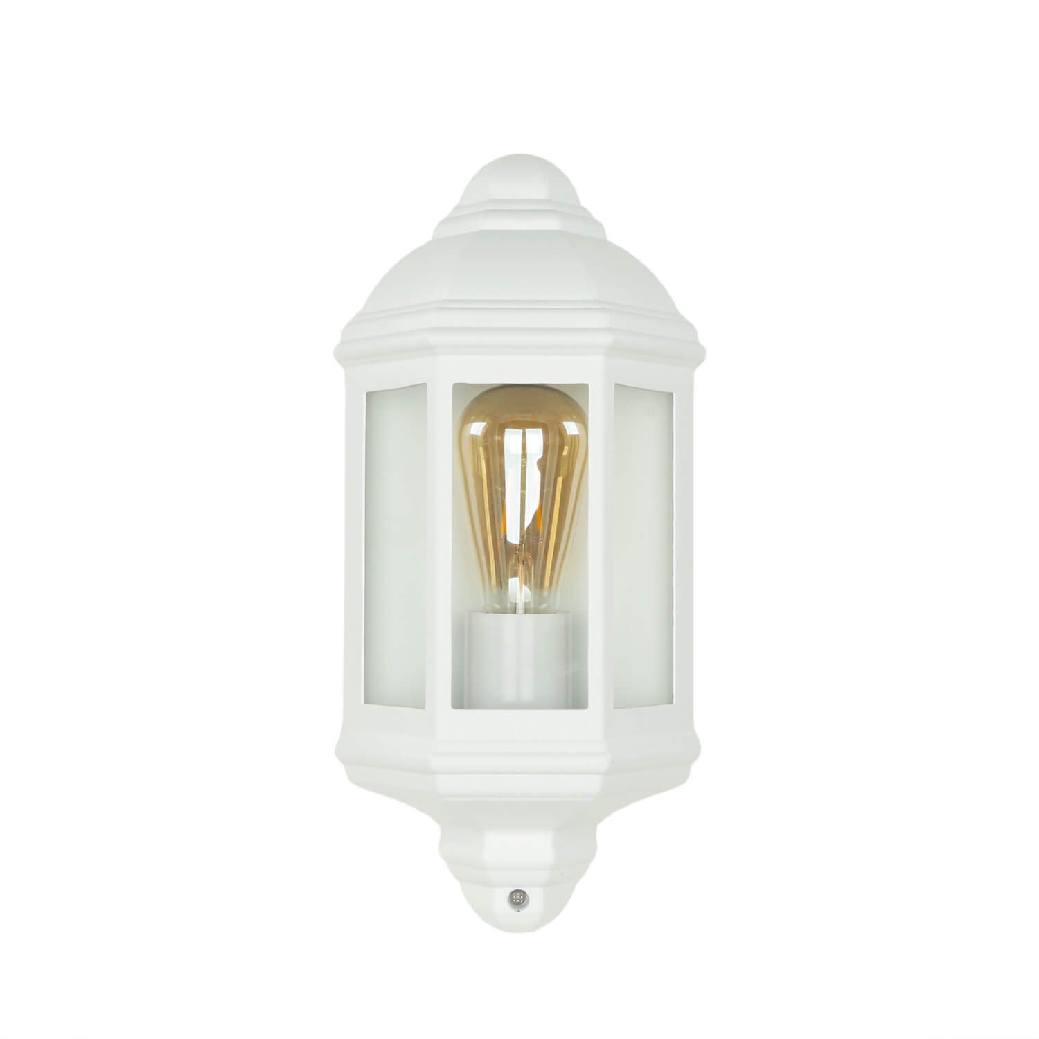 Licht-Erlebnisse Außen-Wandleuchte LIVORNO, ohne Leuchtmittel, Schiffslampe Weiß IP44 wetterfest Außenleuchte Wand