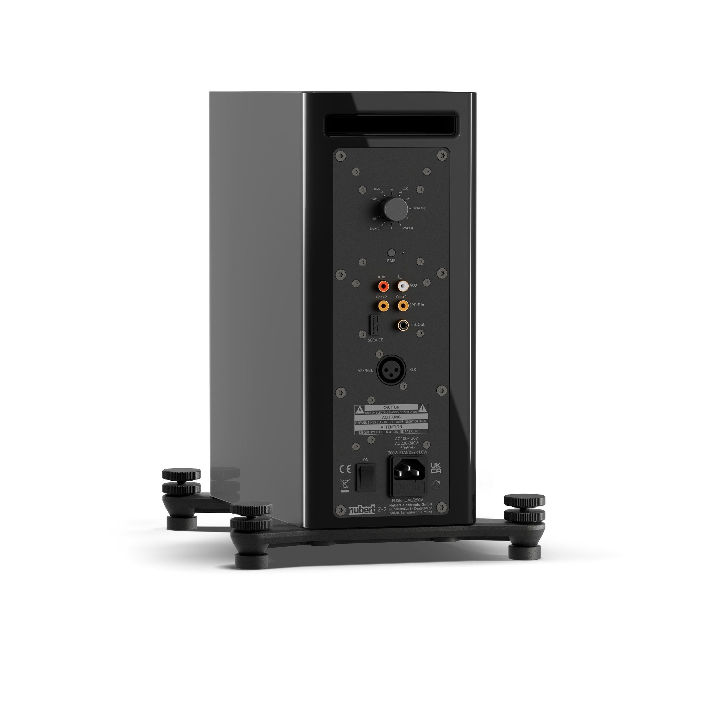 Nubert nuZeo 3 Regal-Lautsprecher (Nubert X-Remote, 200 W, X-Remote, X-Room Calibration)