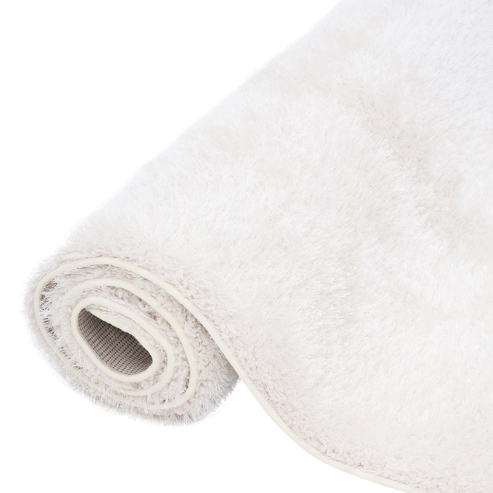 Snapstyle Hochflor-Teppich Hochflor Shaggy Teppich Luxus Emotion Mix, Rechteckig, Höhe: 48 mm