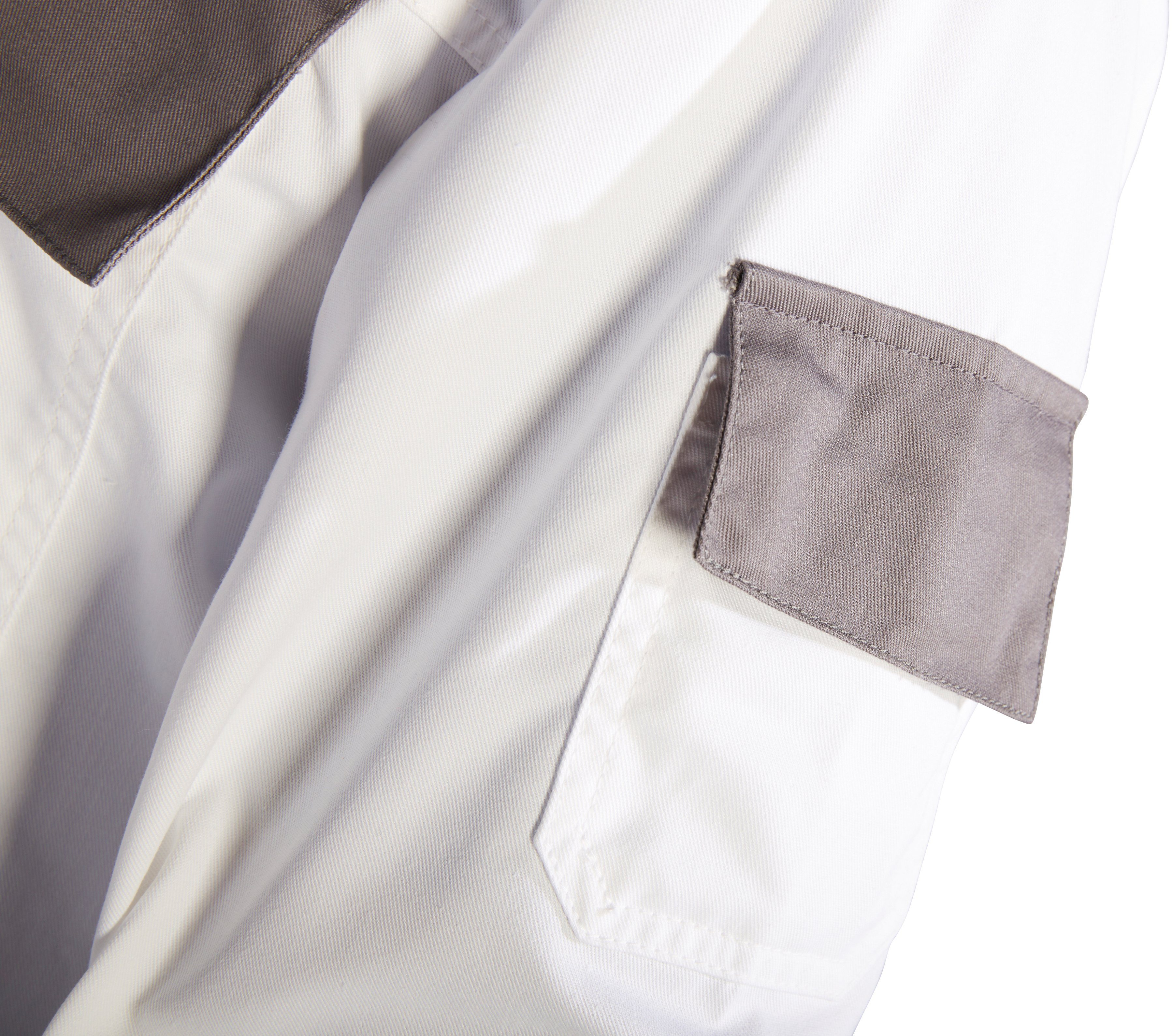 Taschen Extreme+ more safety& grau-weiß 6 Arbeitsjacke 2er-Set,