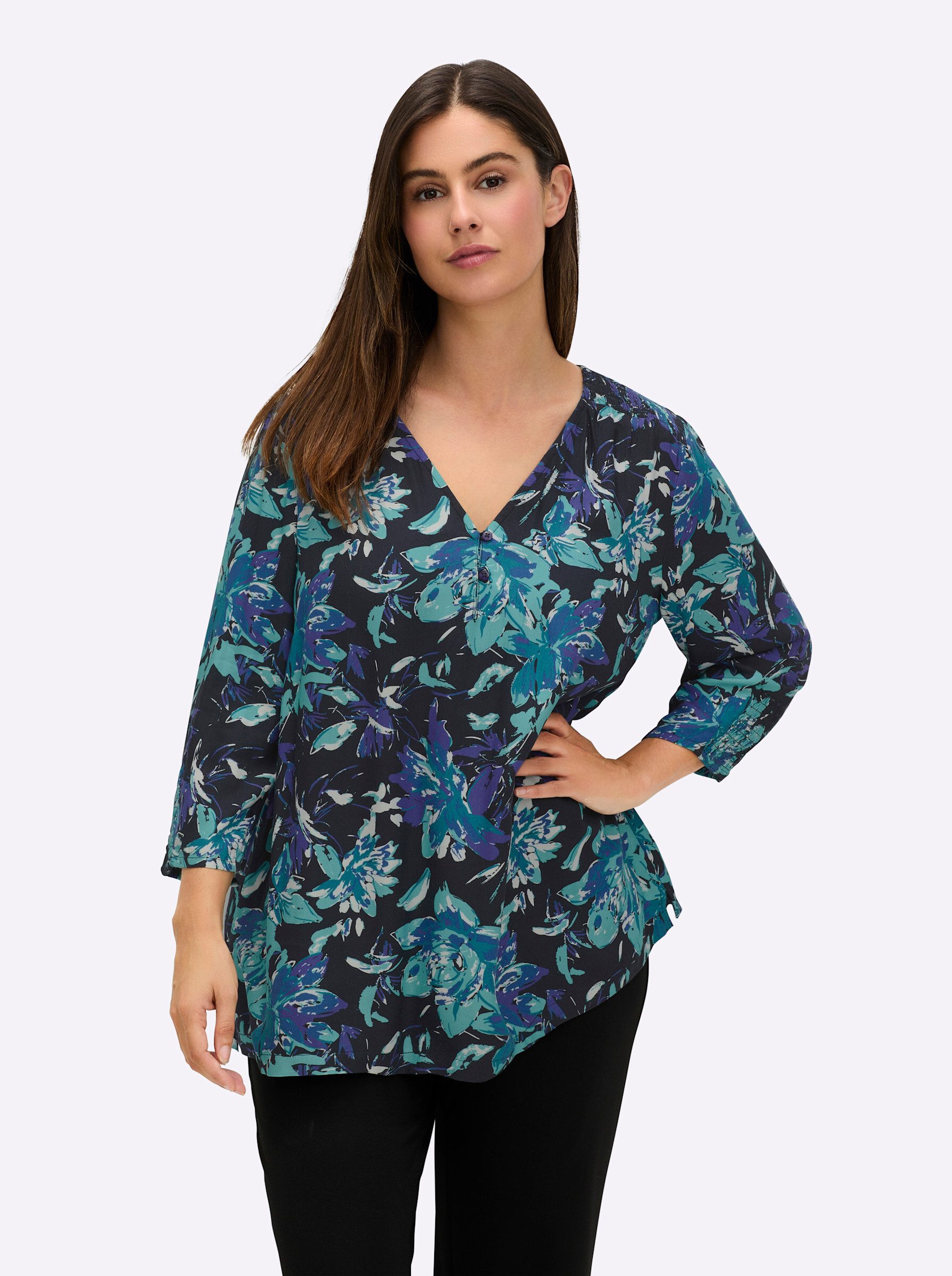 Sheego Klassische Bluse Tunika günstig online kaufen