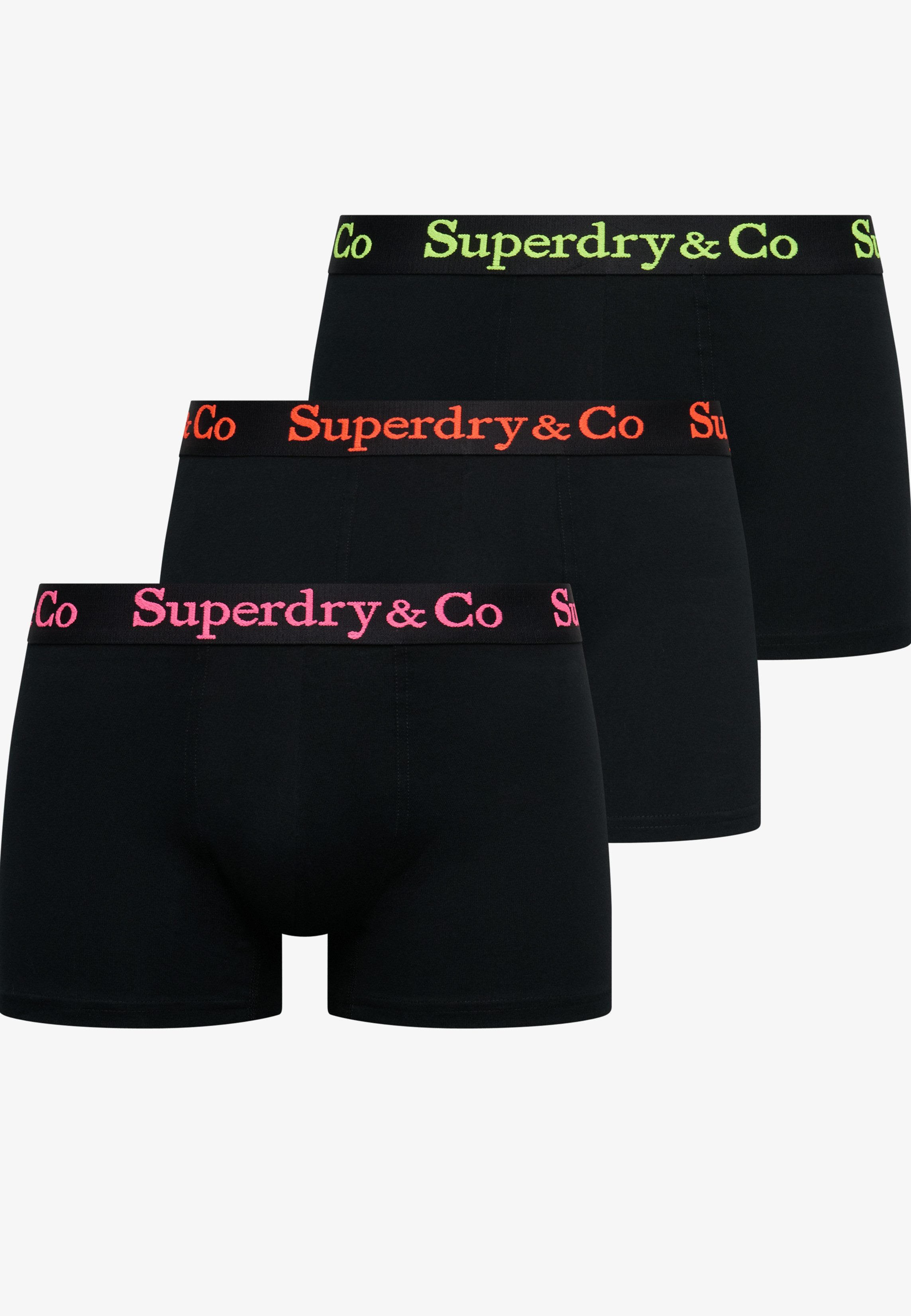 Superdry Boxershorts SDRY & CO TRUNK TRIPLE PACK (Packung, 3-St) Baumwollmischung, slim fit