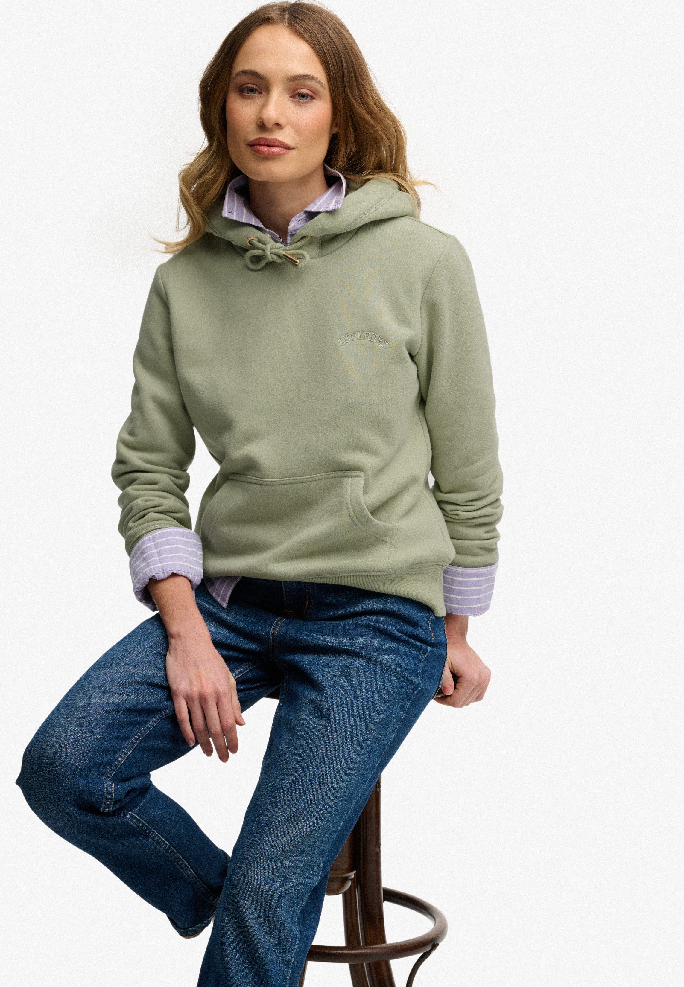 Superdry Kapuzensweatshirt Essential Logo Emb Hood Hb günstig online kaufen