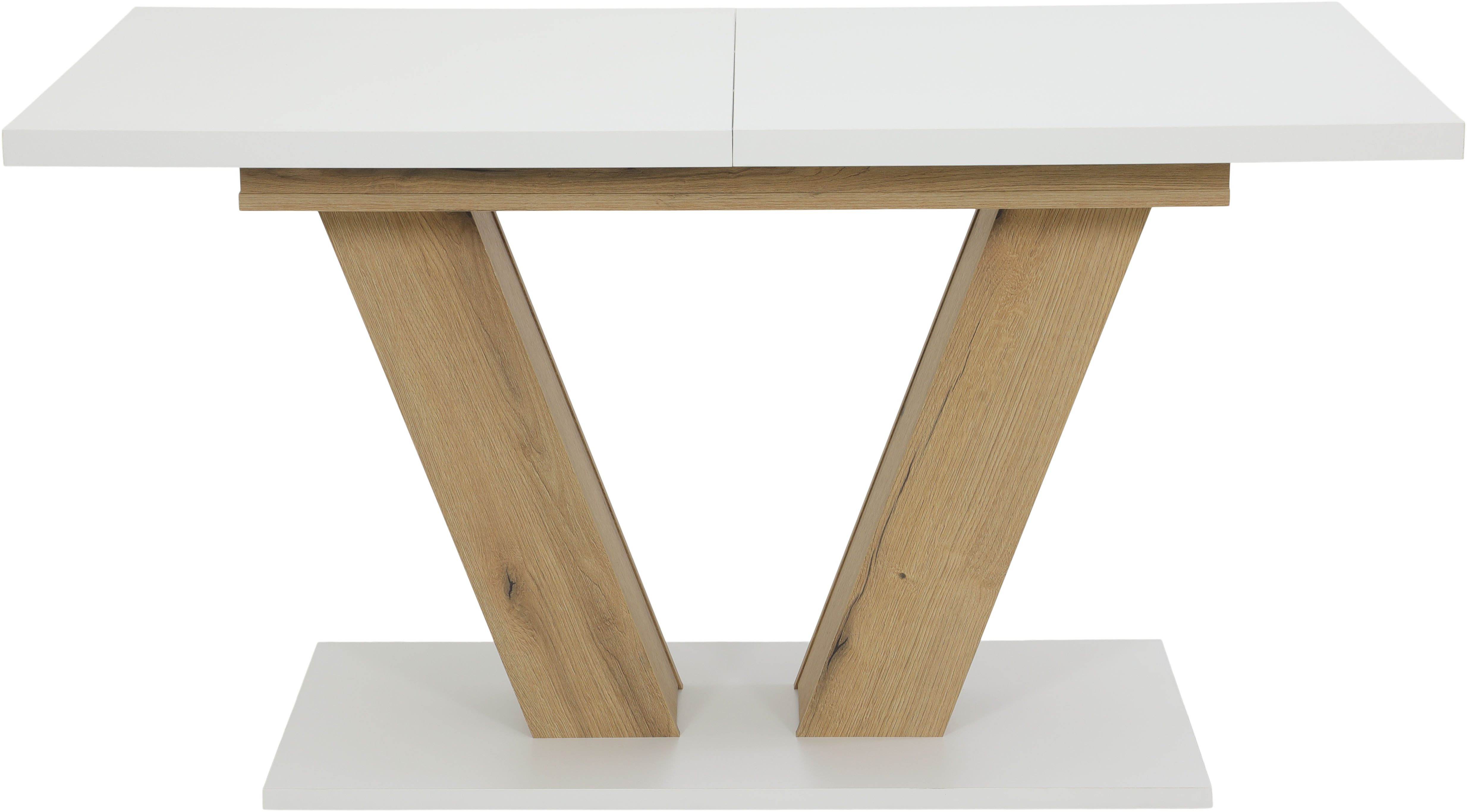 HELA Säulen-Esstisch HAMM (1-St), ausziehbar,ABS-Kante,Melamin,Synchronausz günstig online kaufen