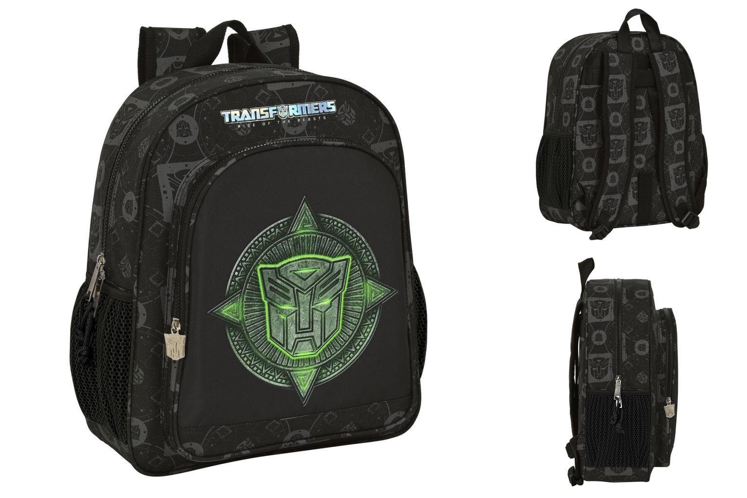 Kinder-Rucksack 32 Transformers 12 x x Transformers Rucksack Schwarz cm 38