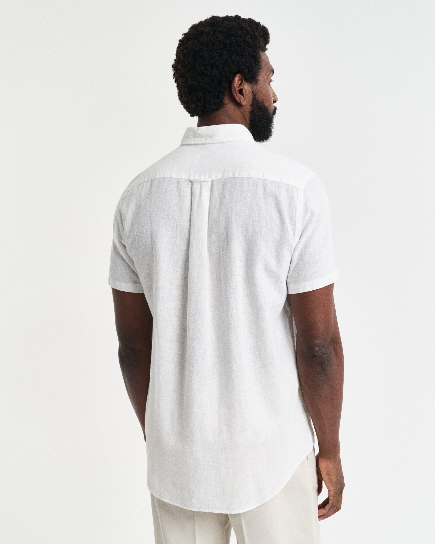 Gant Kurzarmhemd REG COTTON LINEN SS günstig online kaufen