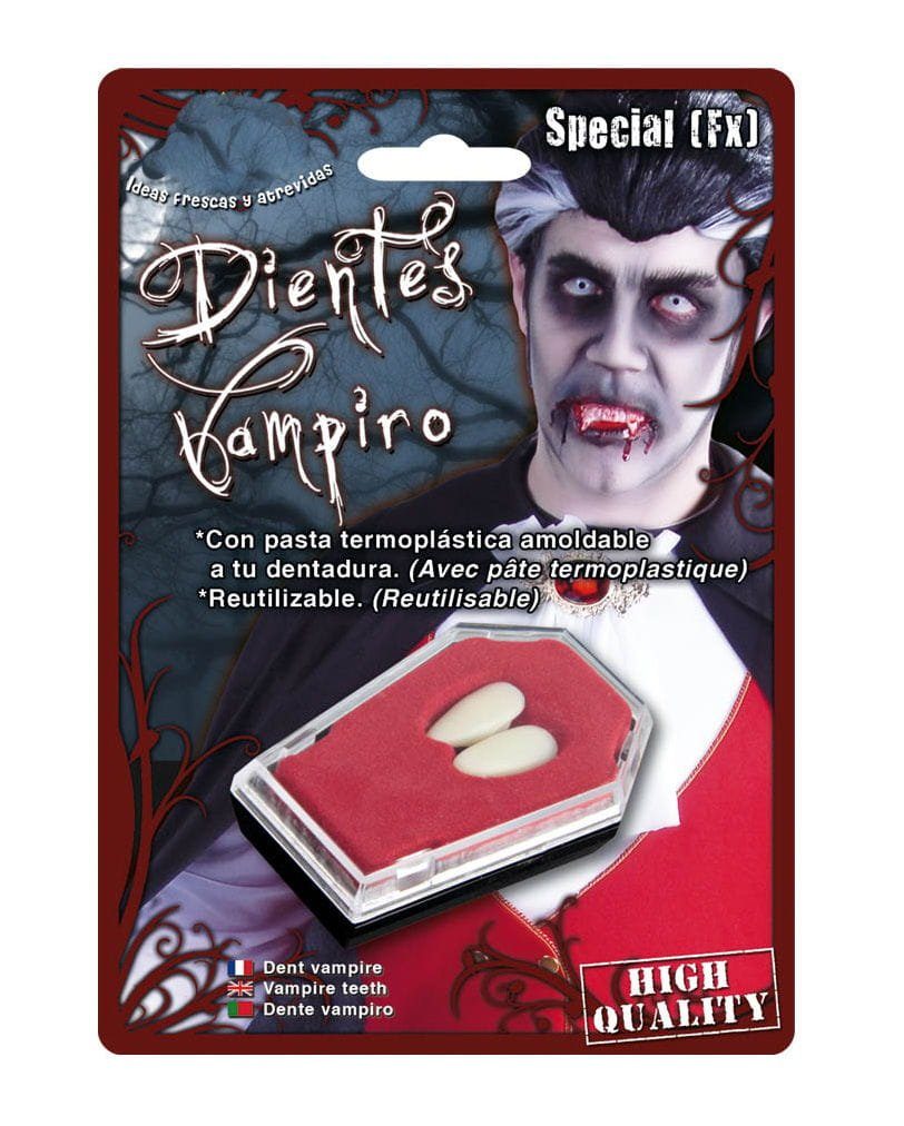 Vampir-Kostüm Vampireckzähne klein