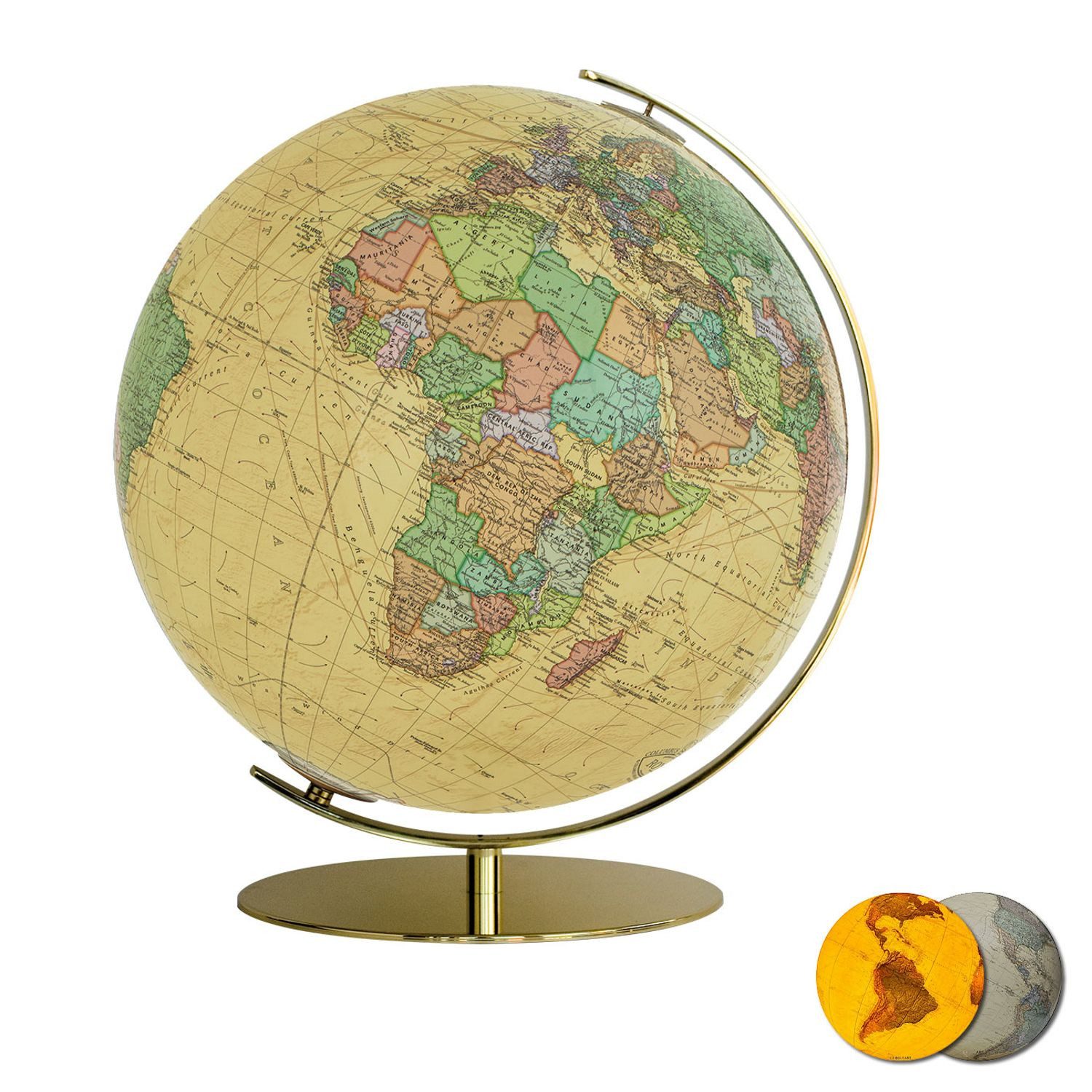 Columbus Globus Royal Regent Leuchtglobus Tischglobus Duchmesser 40 cm