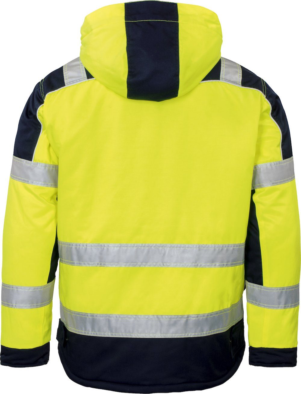 vizwell Arbeitshose Arbeitsjacke Warnschutz-Kontrast-Jacke Größe M (1-tlg)
