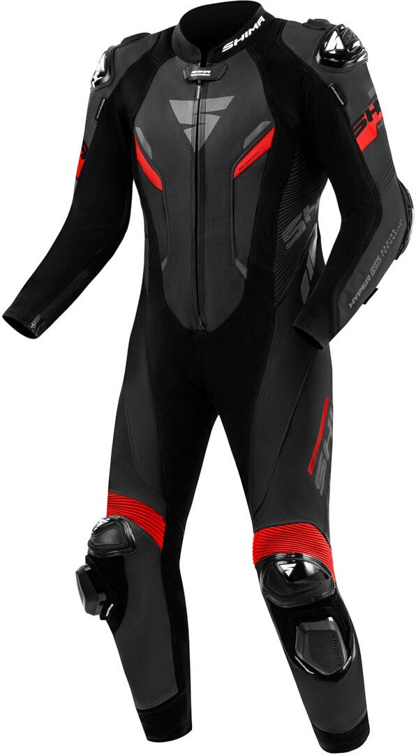 Motorradkombi Hyper RS perforierte 1-Teiler Motorrad Lederkombi