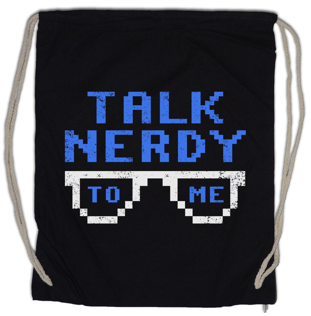 Turnbeutel Talk Nerdy To Me Turnbeutel Fun Geek Nerd Science Scientist Teacher