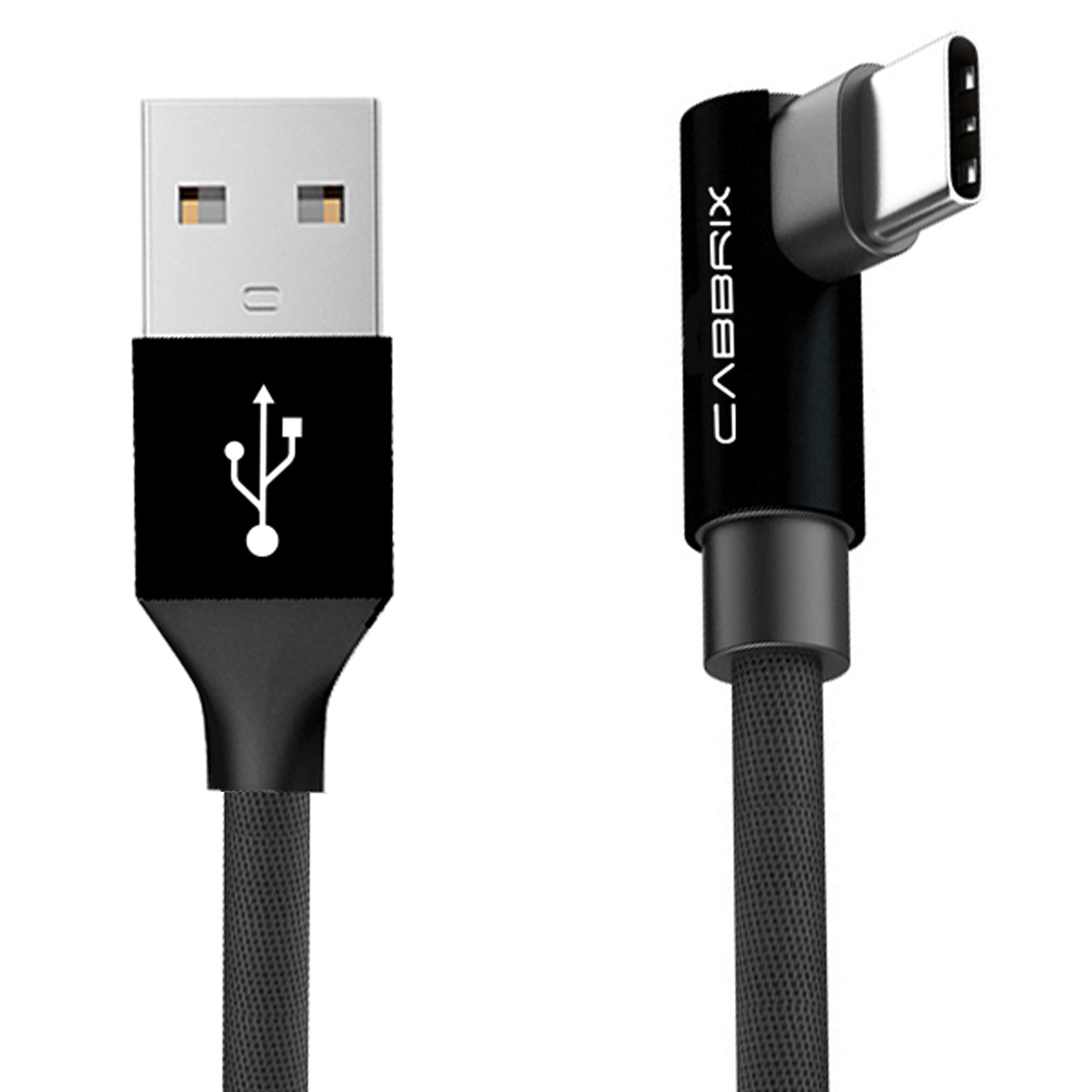 USB 3.1 Typ C Ladekabel USB-C Datenkabel Sync Daten Lade Kabel Samsung Schwarz