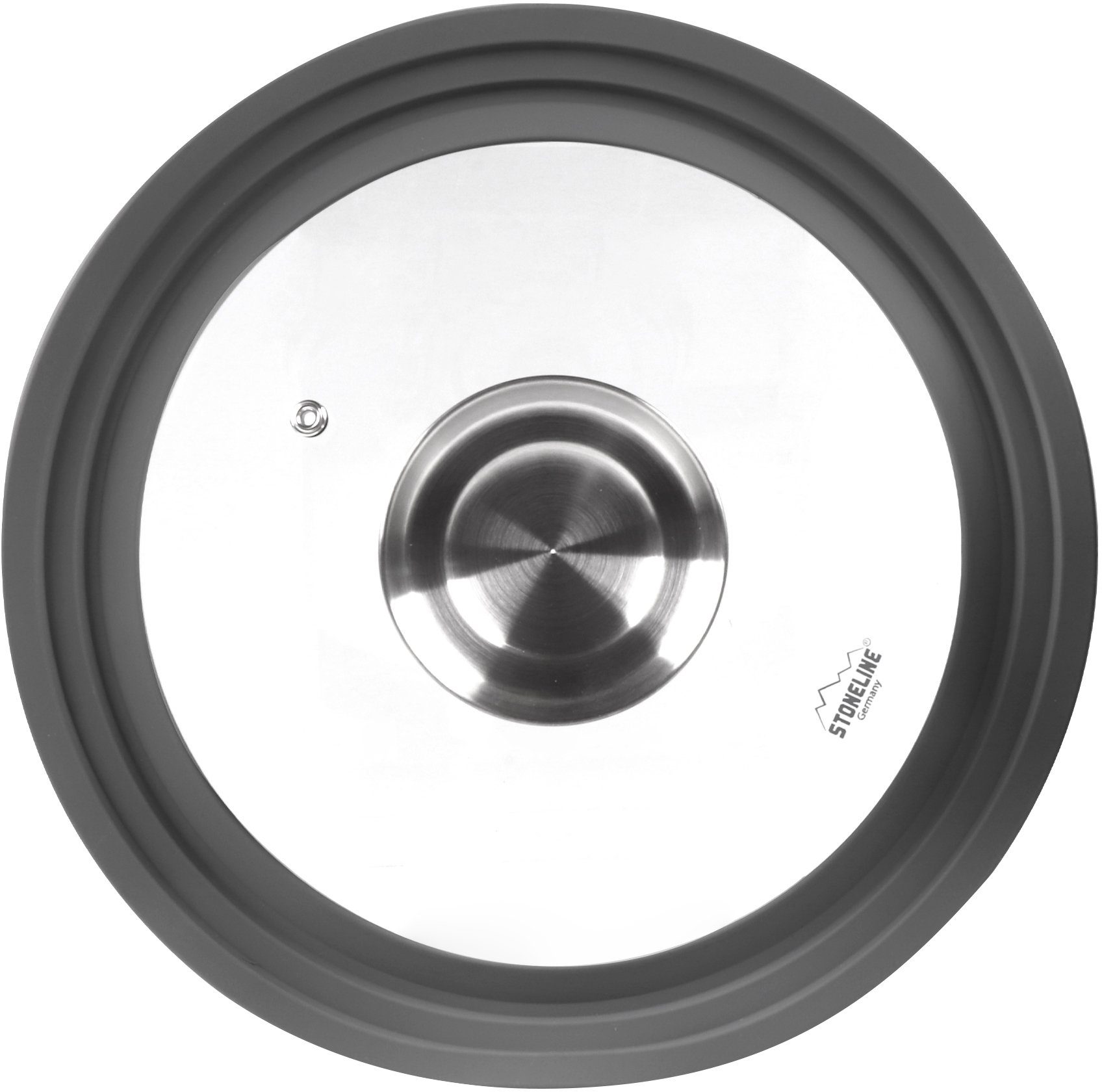 Universal-Glasdeckel Für Pfannen – Passt Auf 26, 28 & 30 Cm Töpfe | Mit Hitzebeständigem Silikonrand (bis 220°C) | Spülmaschinengeeignet