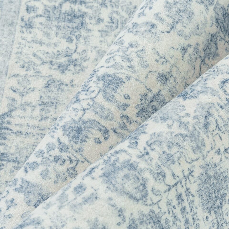 PURECOZY Teppich kurzflor, Wohnzimmerteppich, rutschfester Teppich, Vintage-Stil, rechteckig, Höhe: 50 mm, geeignet für verschiedene Innenräume, 180x60cm