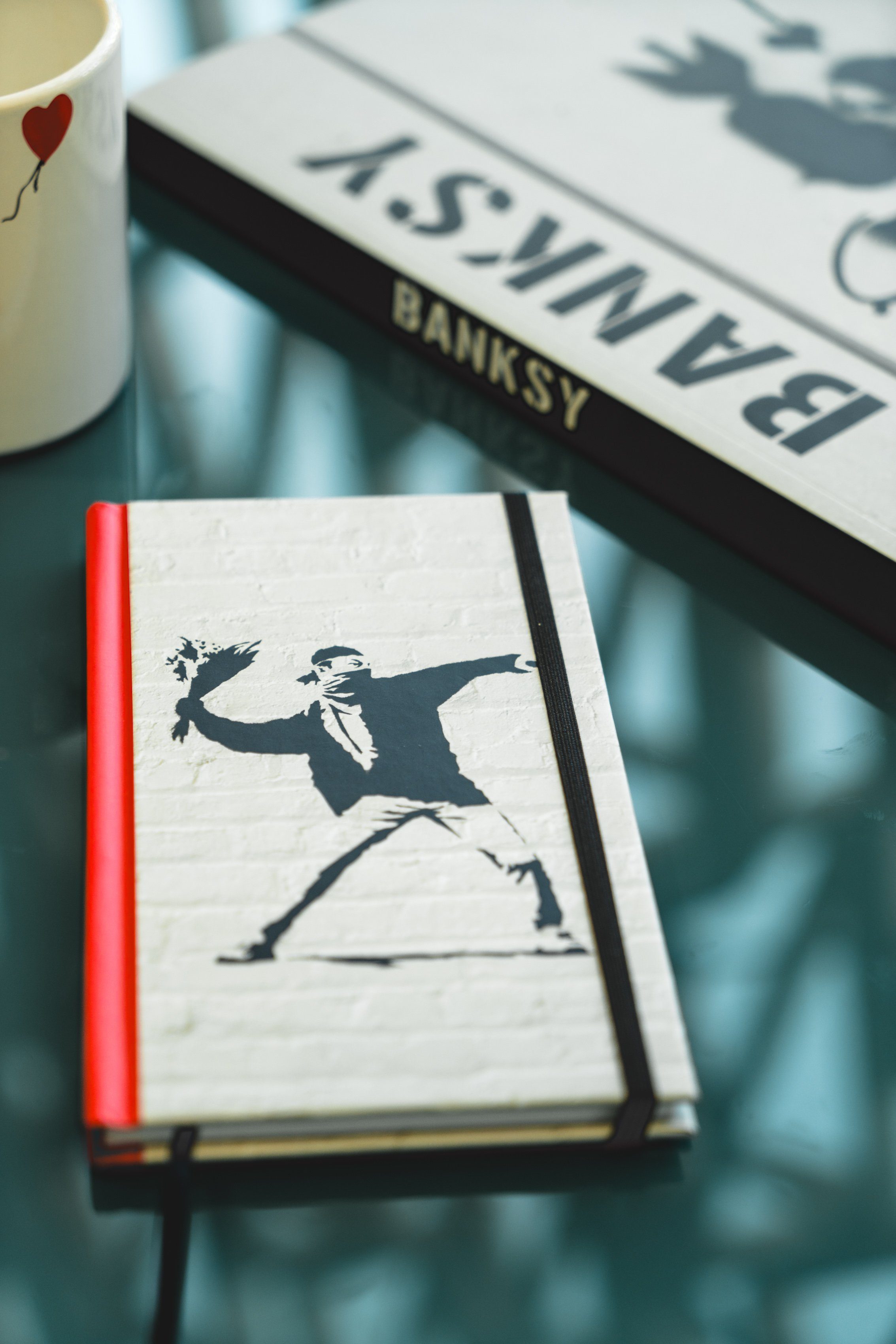 AvantgART Notizbuch Banksy, Adressbuch Für Telefonnummern, Tagebuch, Notizbuch A5
