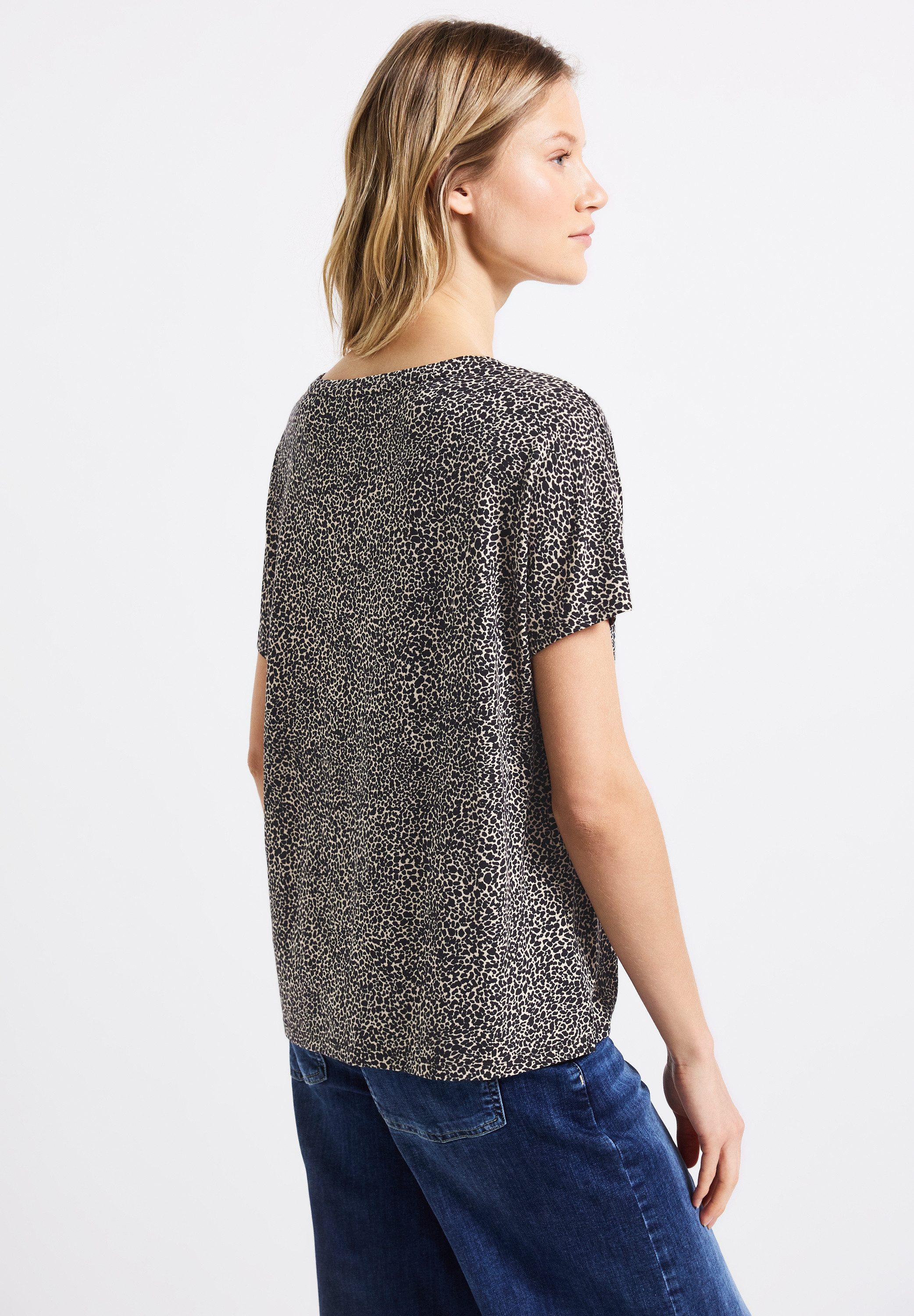 STREET ONE T-Shirt aus softem Materialmix